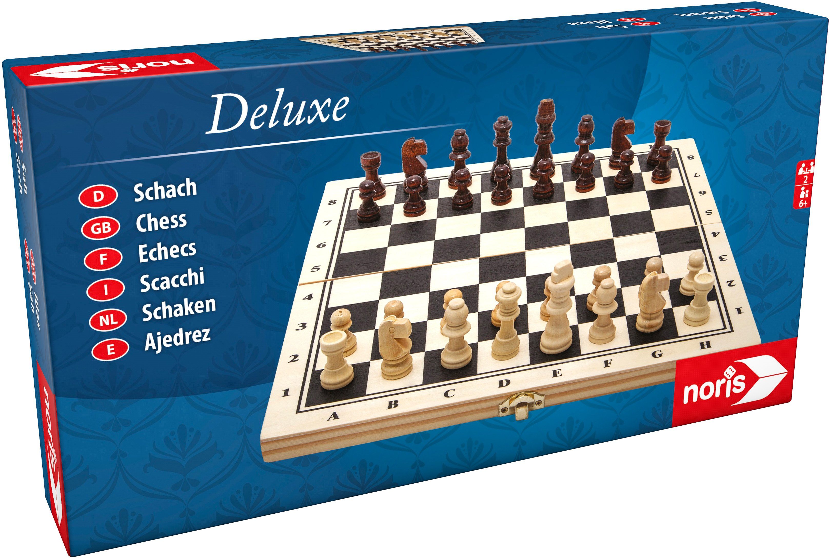 Noris Spiel Deluxe Holz Schach