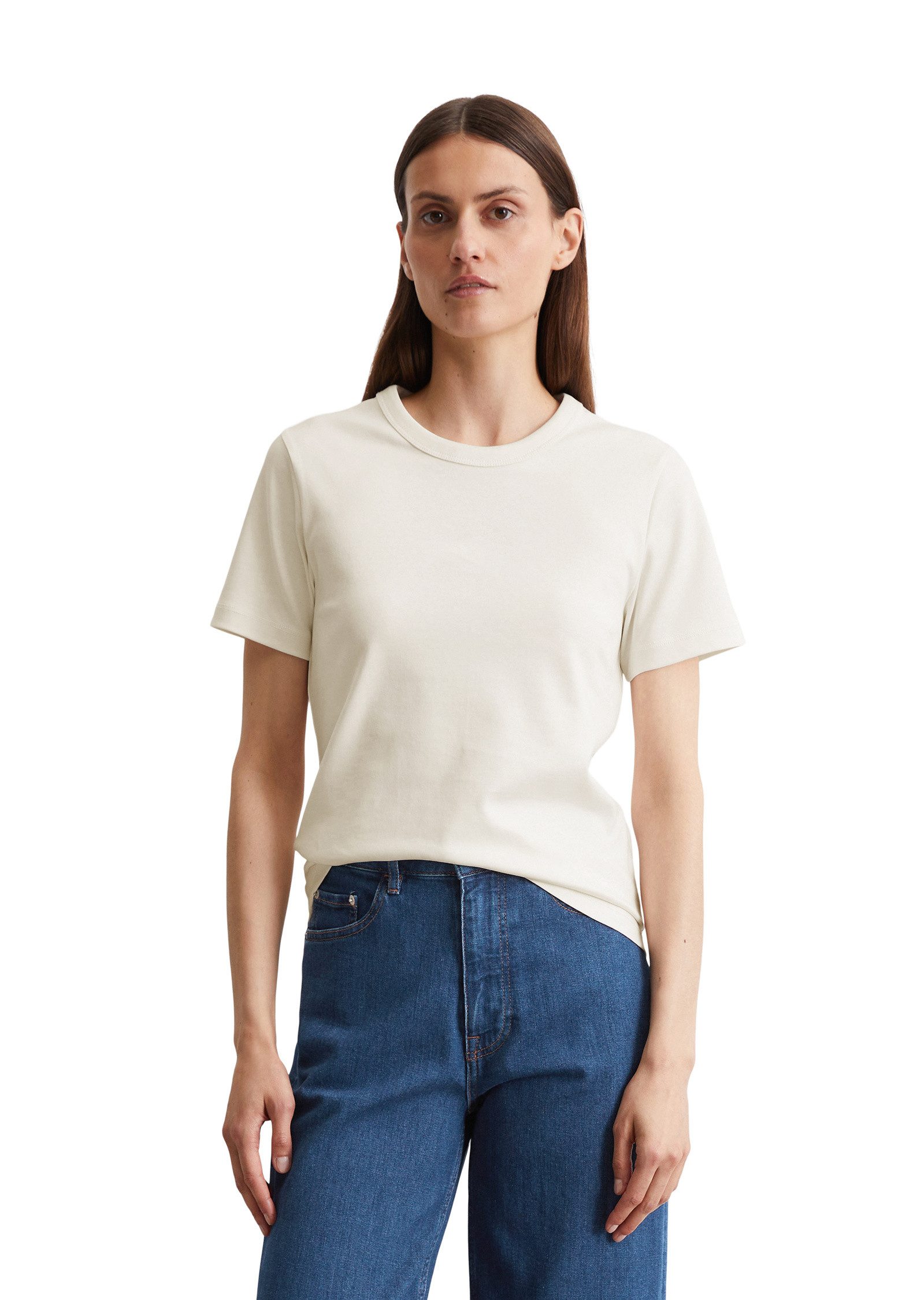 Marc O'Polo T-Shirt aus Interlock-Jersey günstig online kaufen