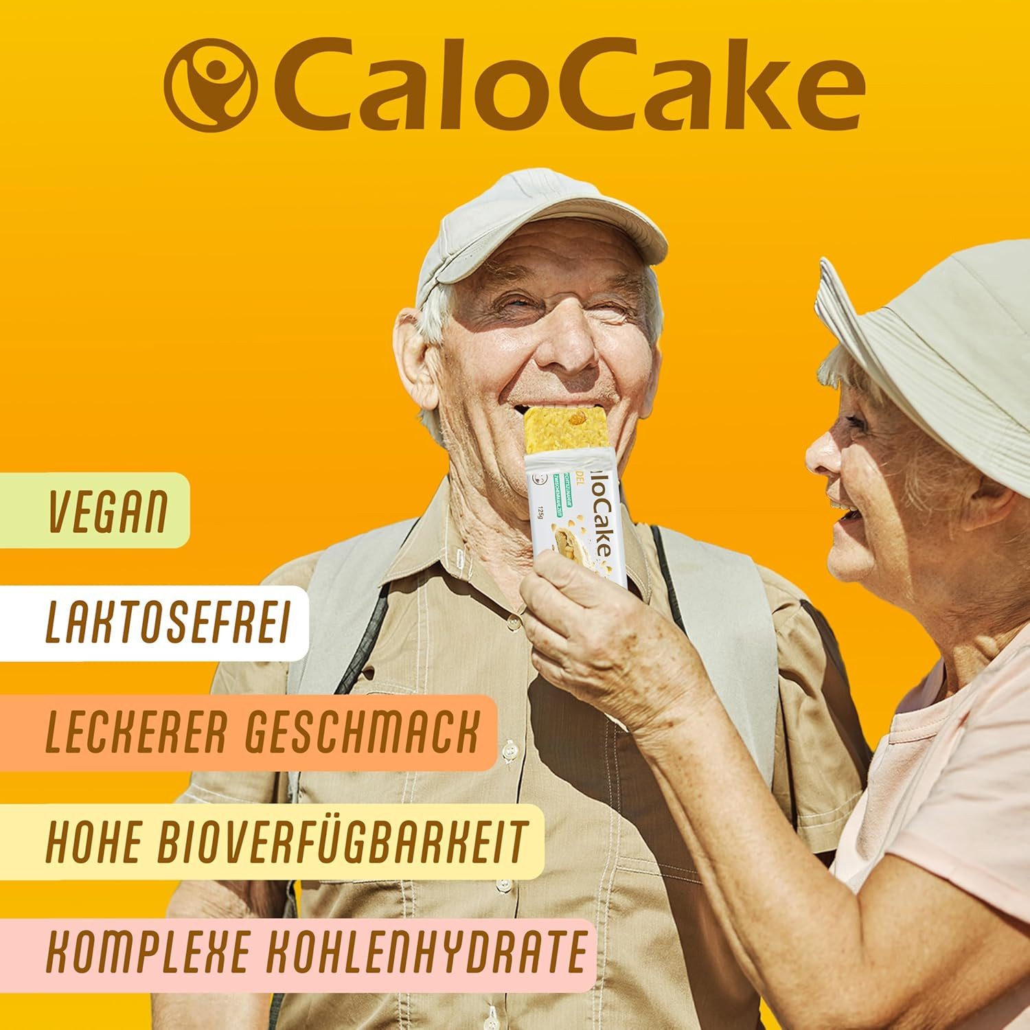 CaloVital Zunehmen mit CaloCake Energieriegel mit 592 Kalorien Gewichtszunahme Riegel, 3000 g