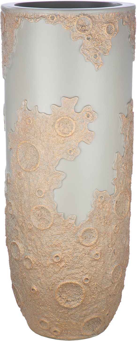 GILDE Übertopf Übertopf XXL rund Moon, nicht wasserdicht