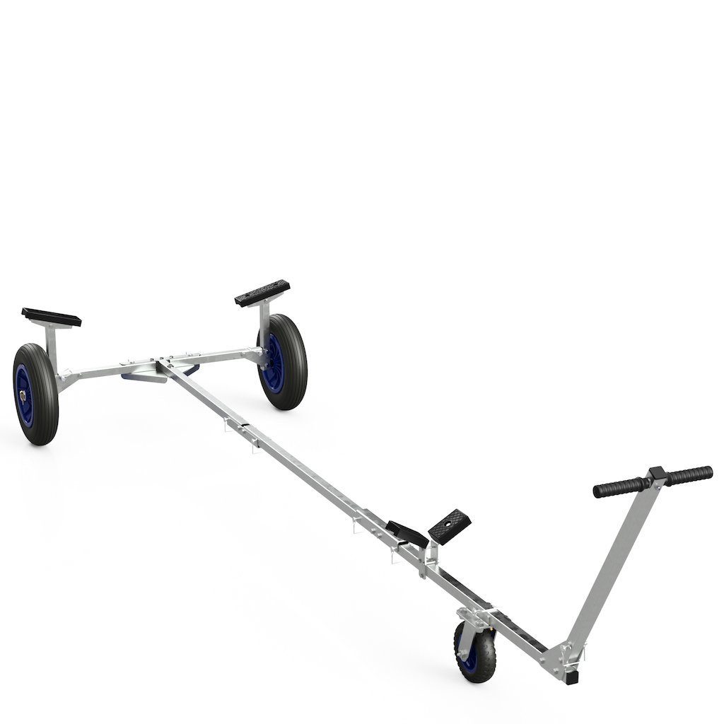 Transportwagen Faltbarer Bootswagen Slipwagen Handtrailer PU, Ø 350 mm