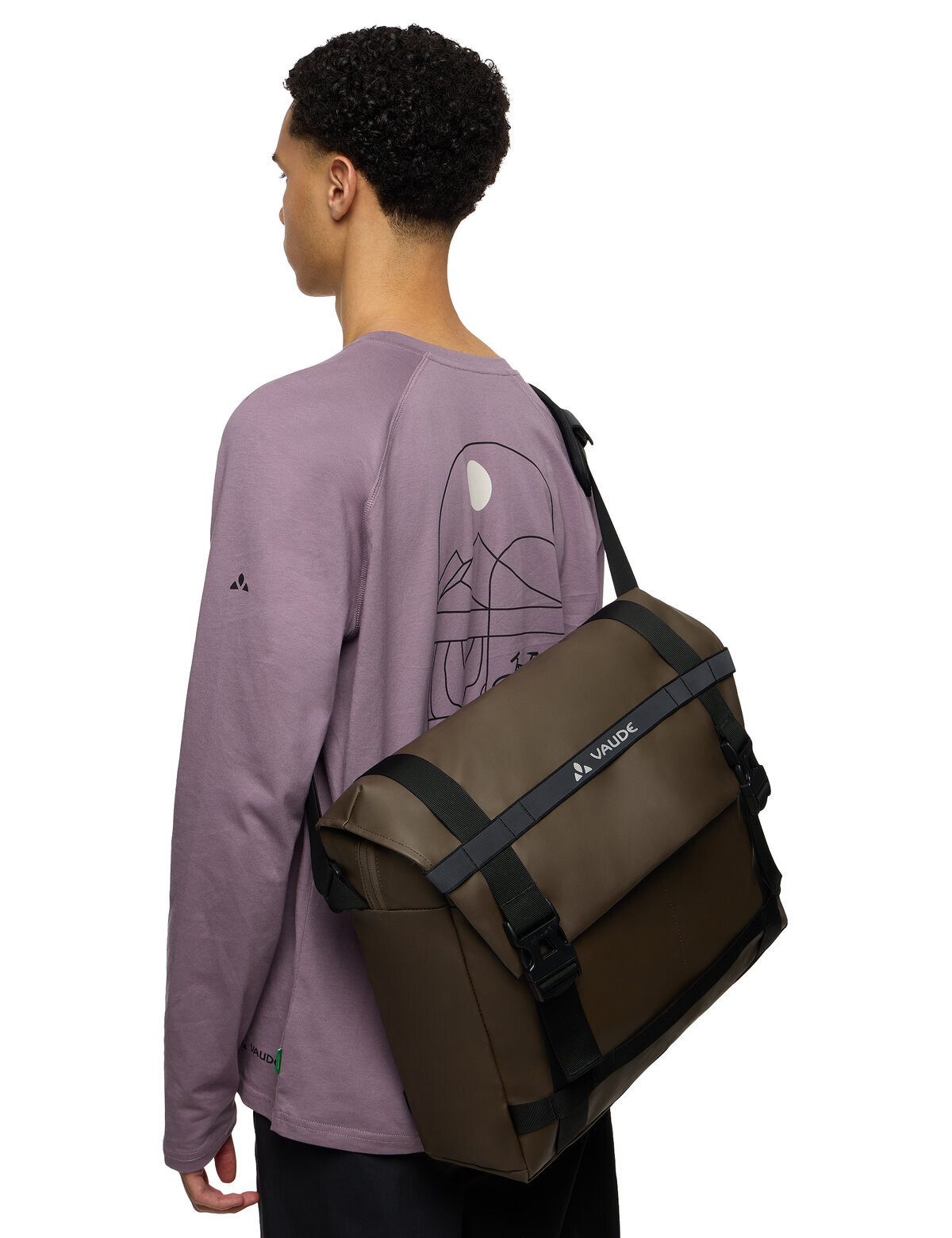 VAUDE Freizeittasche Mineo Messenger 22 (1-tlg), robuster und großräumiger Messenger