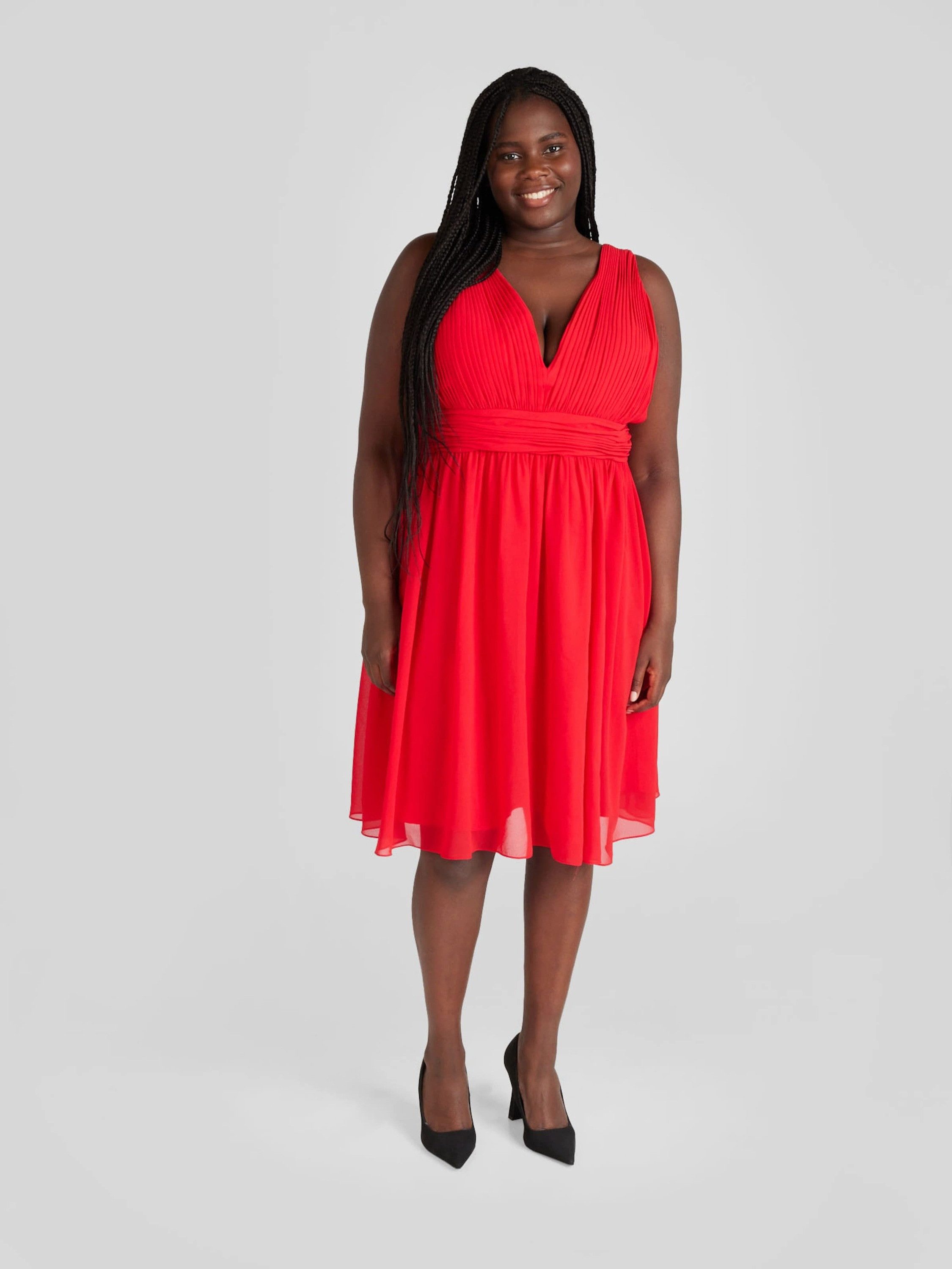 My Mascara Curves Cocktailkleid (1-tlg) Drapiert/gerafft