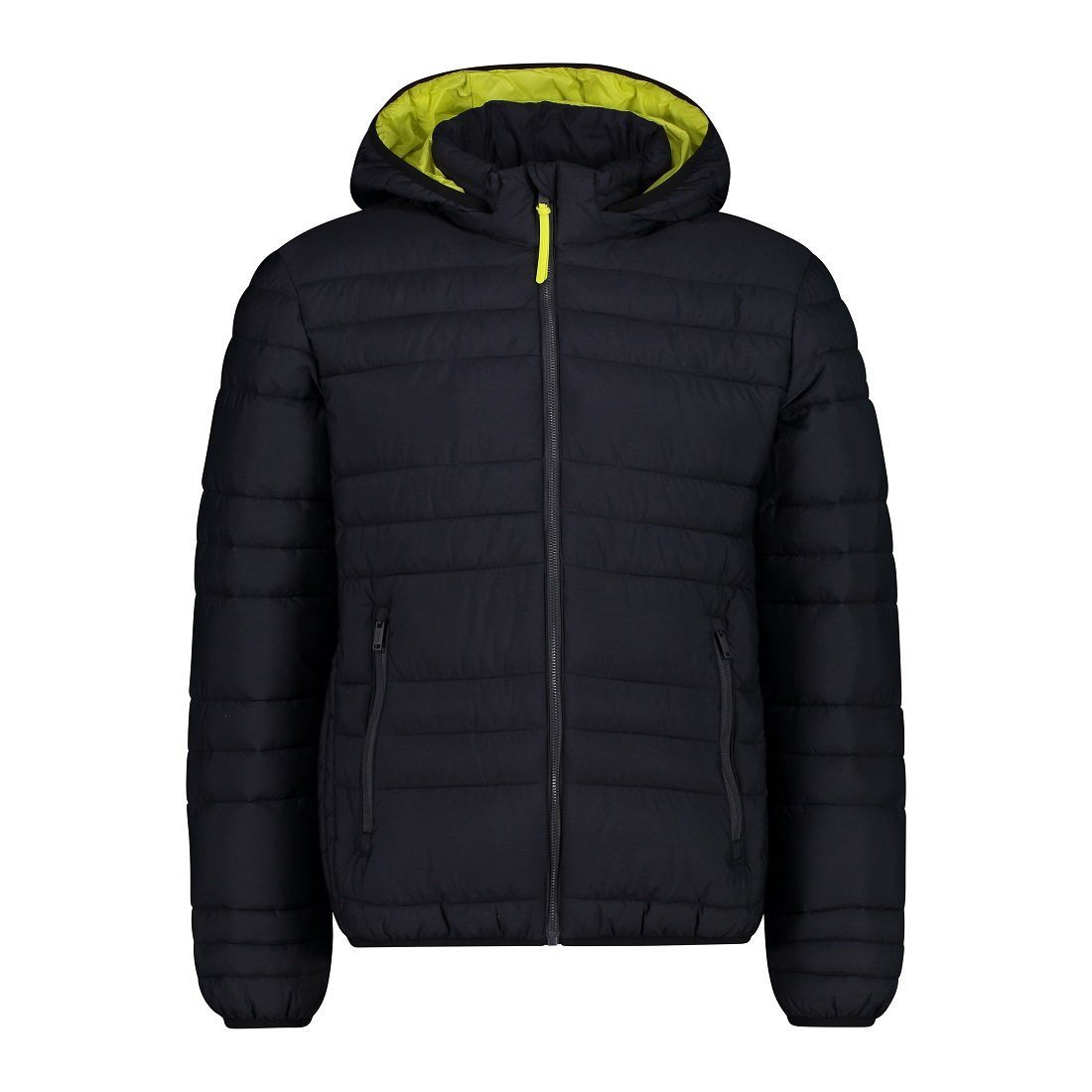 Winterjacke mit Wattierung 3M Thinsulate meliert anthrazit/gelb Herren