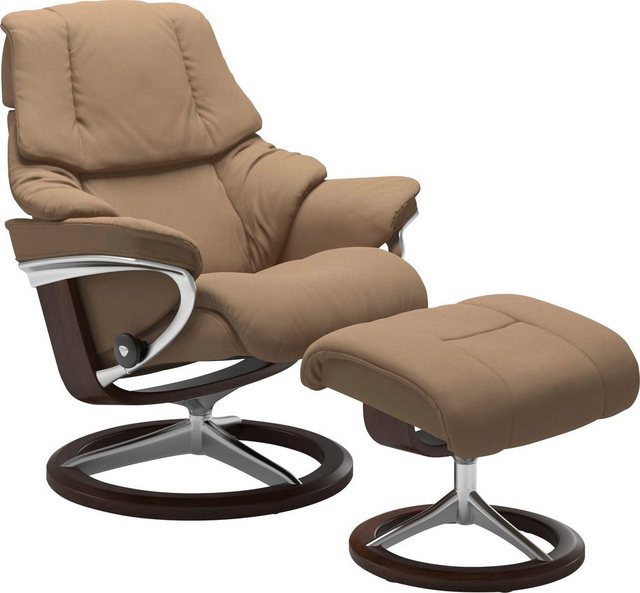 Stressless® Relaxsessel »Reno«, mit Signature Base, Größe S, M & L, Gestell Braun-Otto