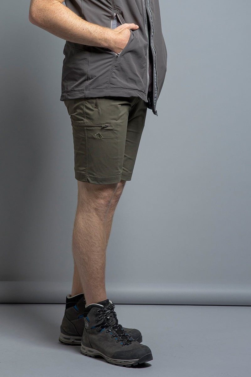 TATONKA® Softshellhose Wander-Reisehose Travel (leicht, bequem, elastisch) barkgrün Herren