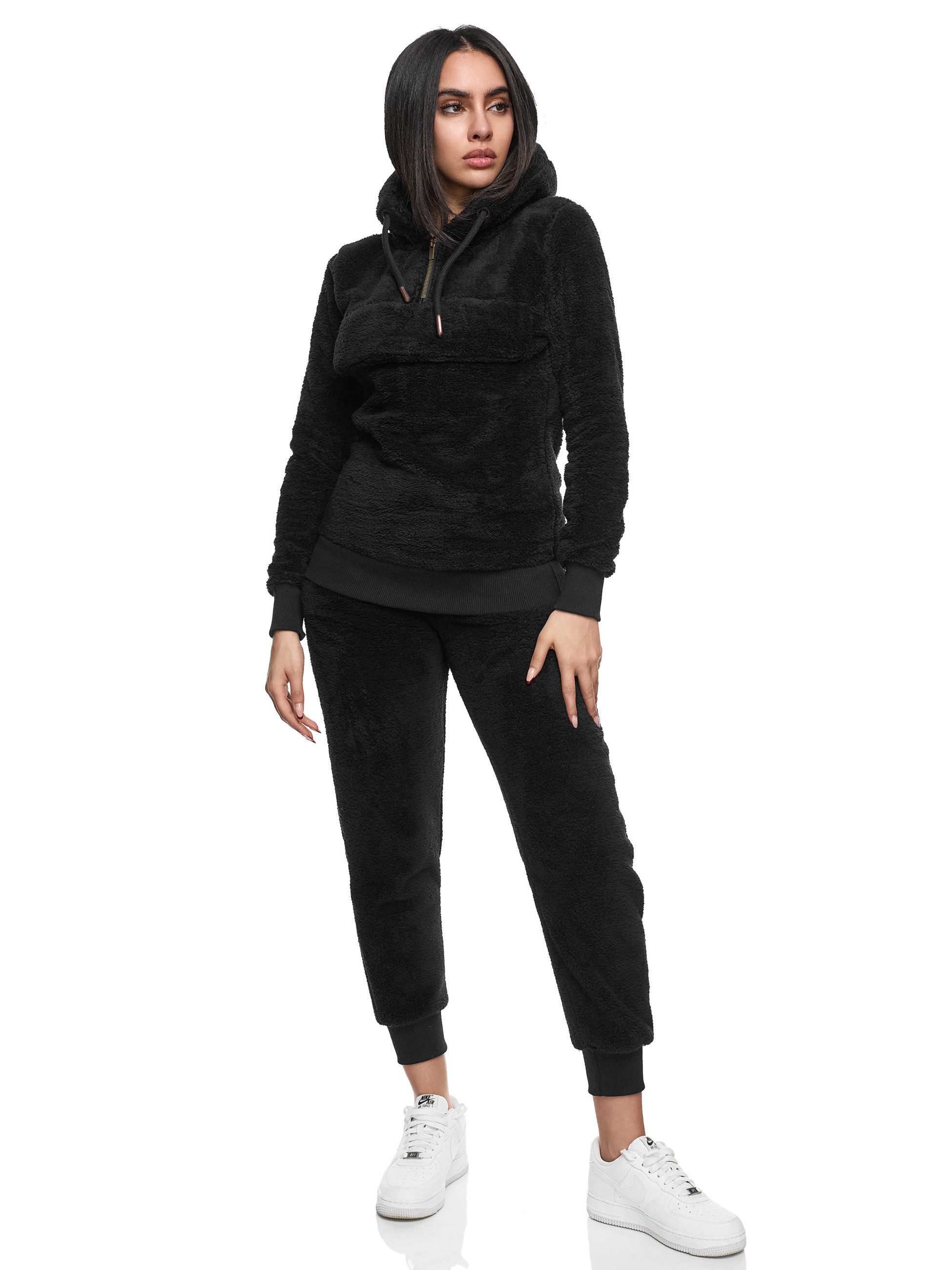 REPUBLIX Trainingsanzug NAYELI, Damen Plüsch Zweiteiler Hausanzug Training günstig online kaufen