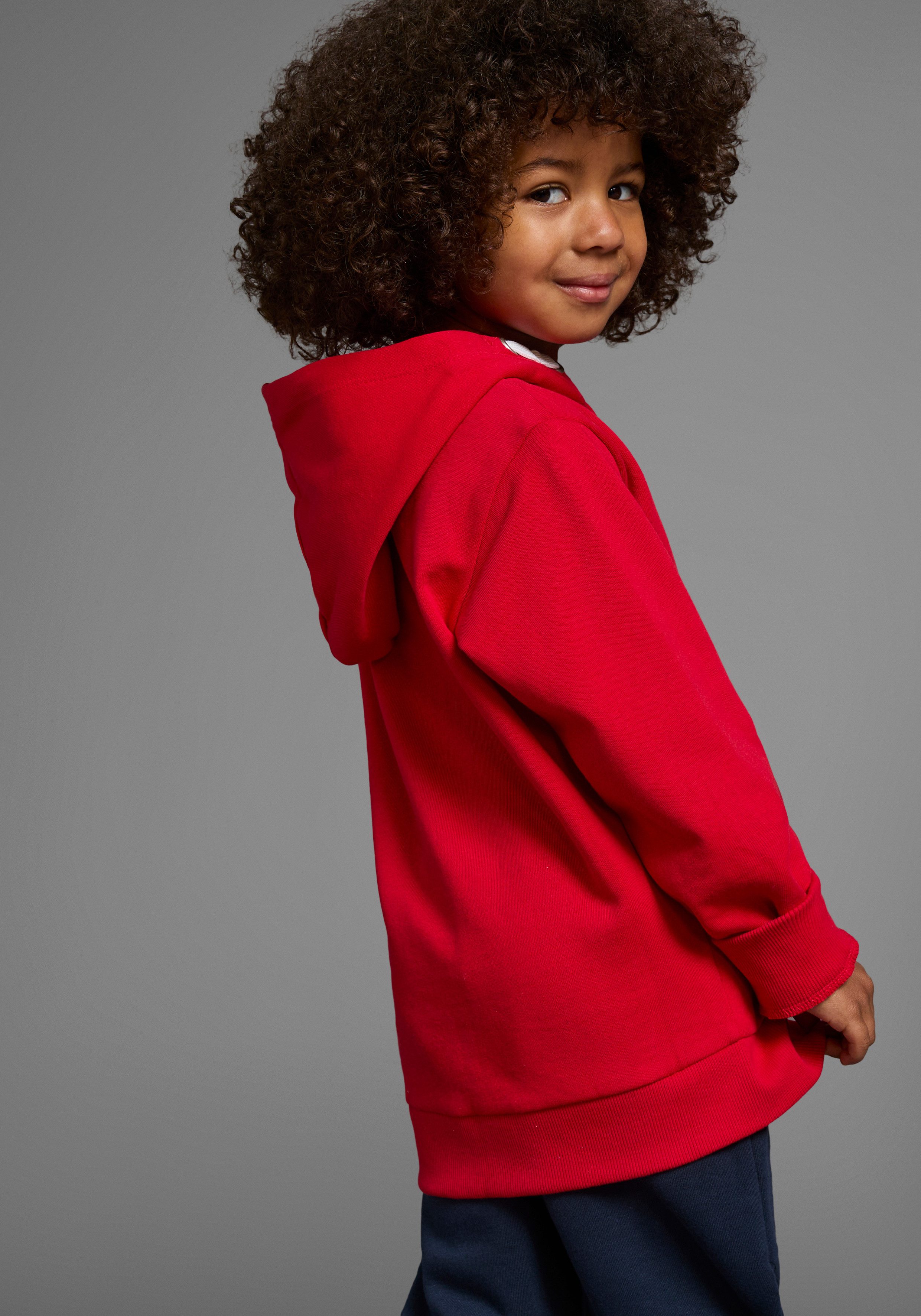 KIDSWORLD Kapuzensweatshirt BEST JOB EVER! Kapuzensweatshirt mit Traktor-Print