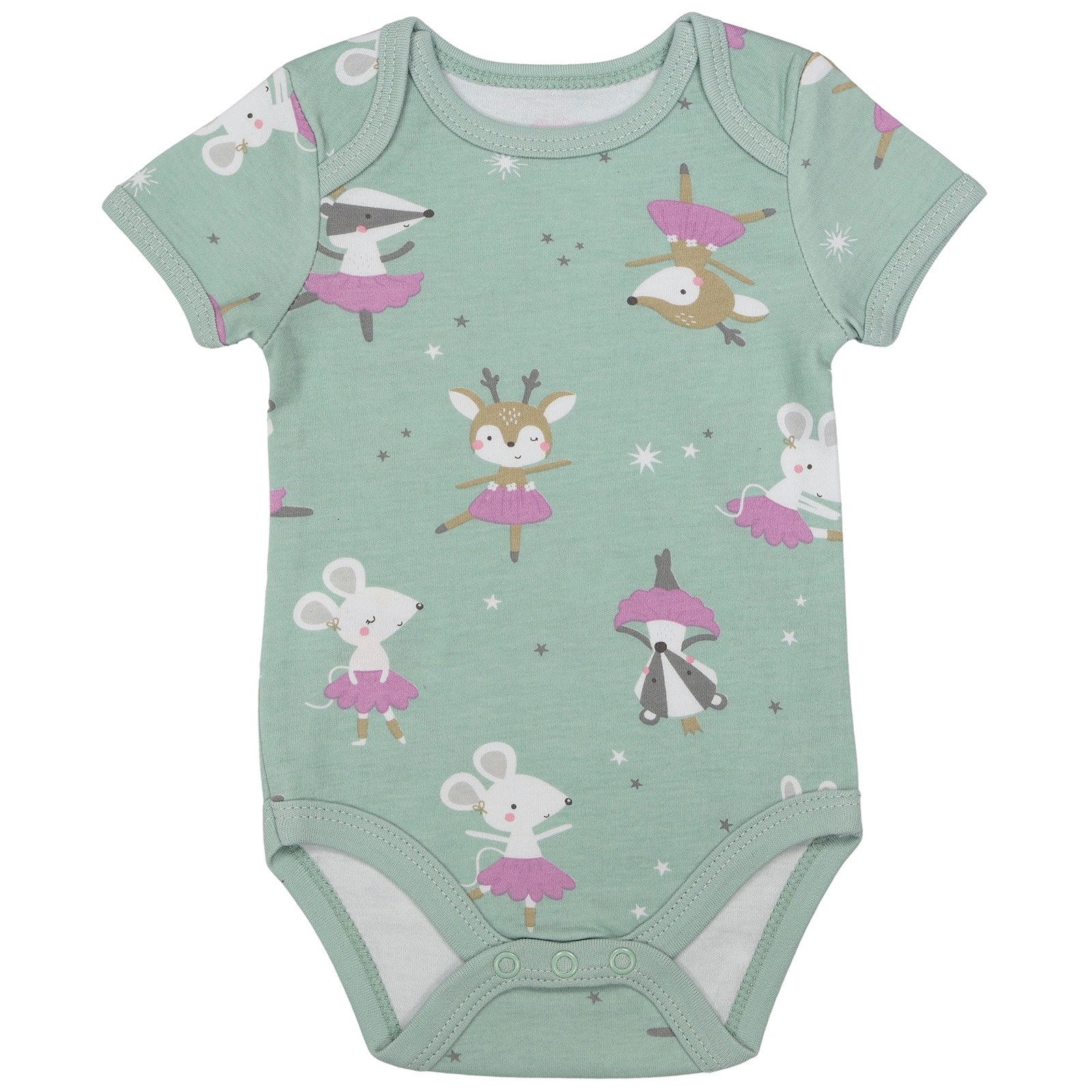 Schlummersack Kurzarmbody Bio Baby-Bodys kurzarm 5er-Pack OEKO-TEX zertifiziert