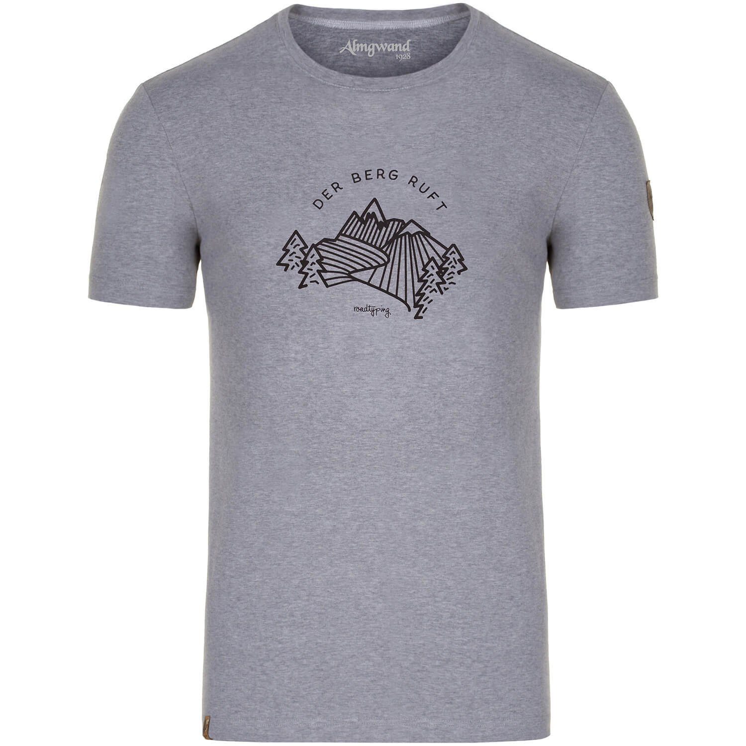 Almgwand T-Shirt T-Shirt Fischbachalm Grau