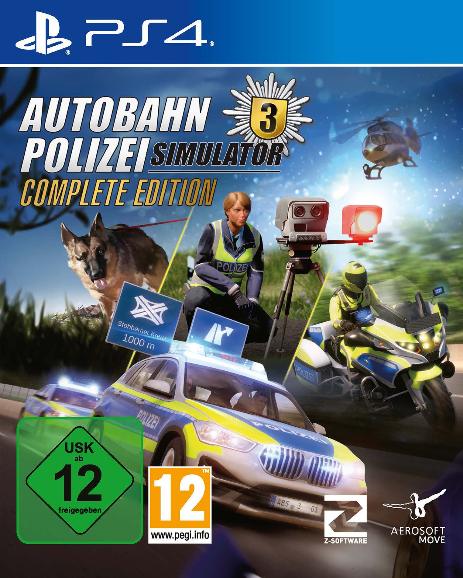 Autobahn-Polizei Simulator 3 C [Playstation 4] (Blu-ray Disc), PlayStation 4