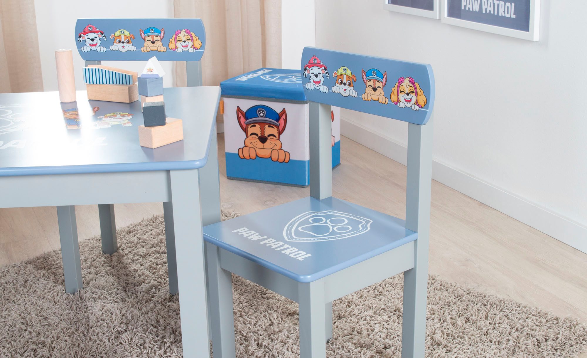 roba® Paw Patrol children's seating group (set), with table and chair