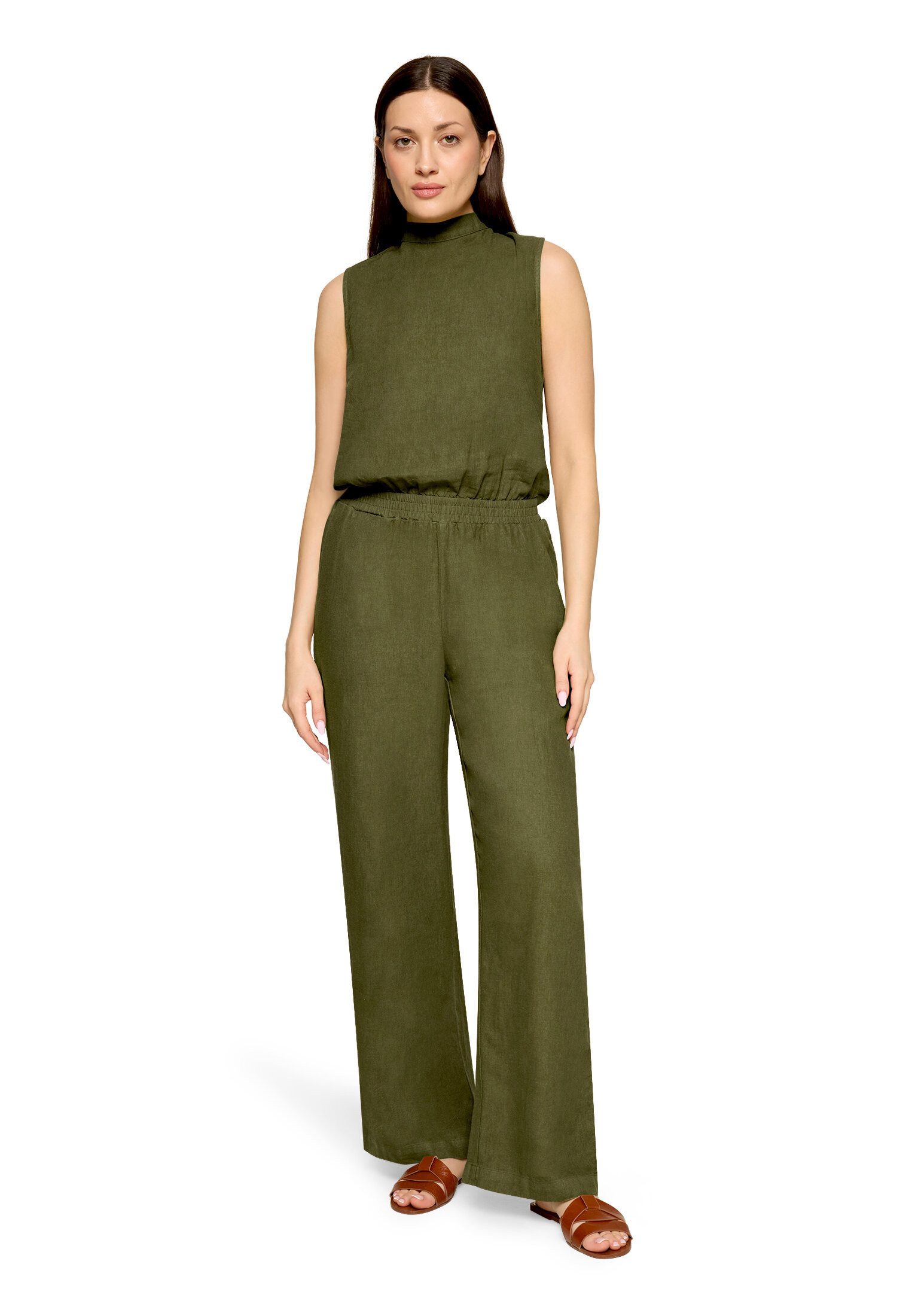 Cartoon Overall Damen mit hohem Kragen (1-tlg)