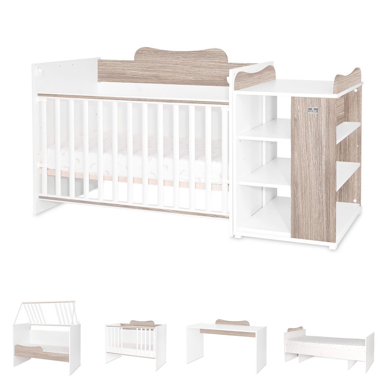 Komplettbett Babybett Multi, Jugendbett