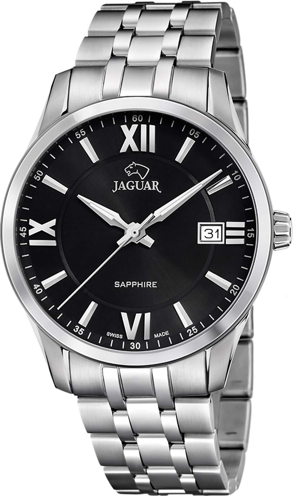 Jaguar Quarzuhr Acamar J964/4, Armbanduhr,Herrenuhr,Damenuhr,Saphirglas,Swiss Made,Edelstahlarmband