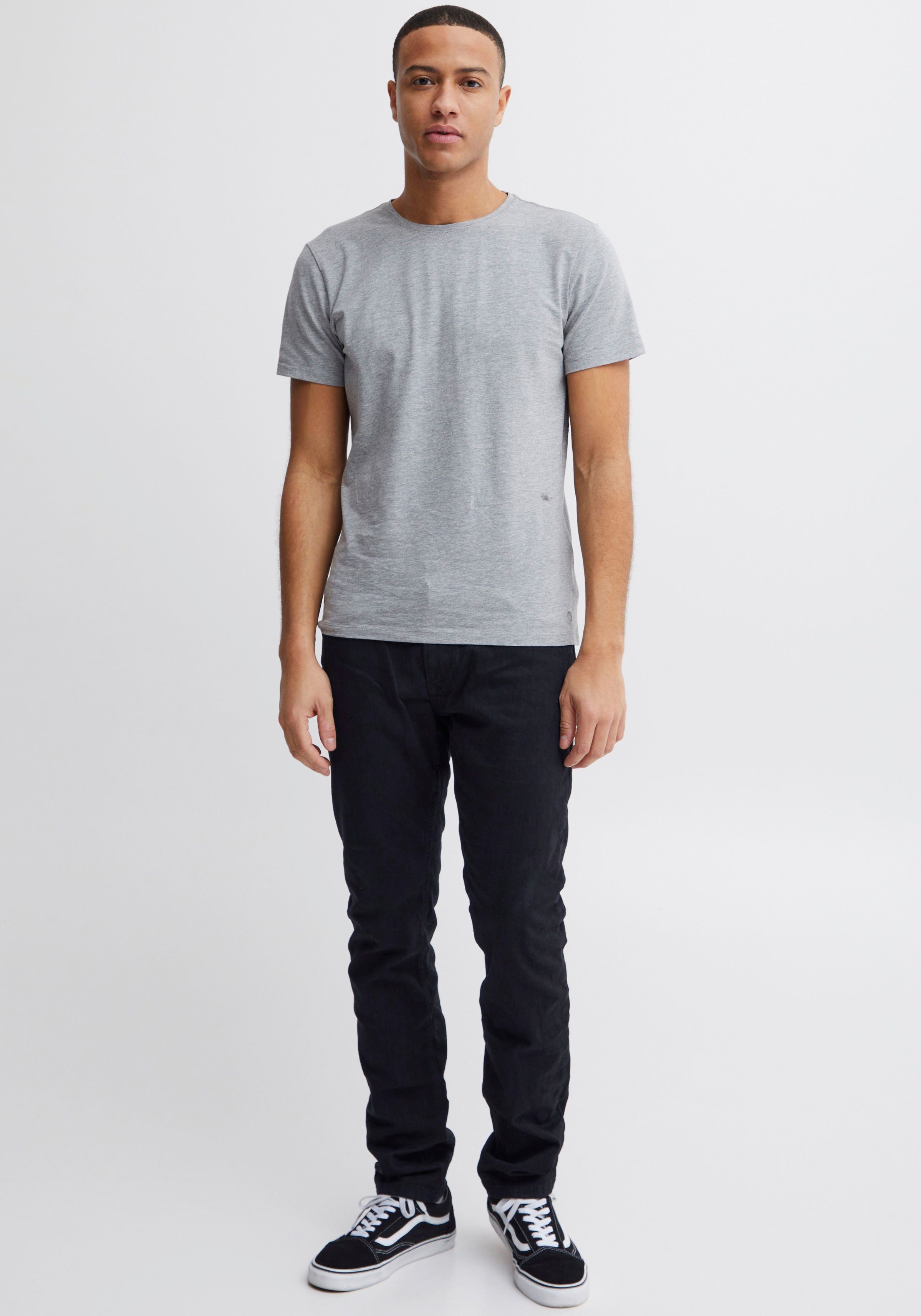 Blend 5-Pocket-Jeans BHTWISTER-NOOS aus Baumwolle und Elasthan, Slim Fit, knöchellang, mit Reißverschluss – Bild 5 von 5
