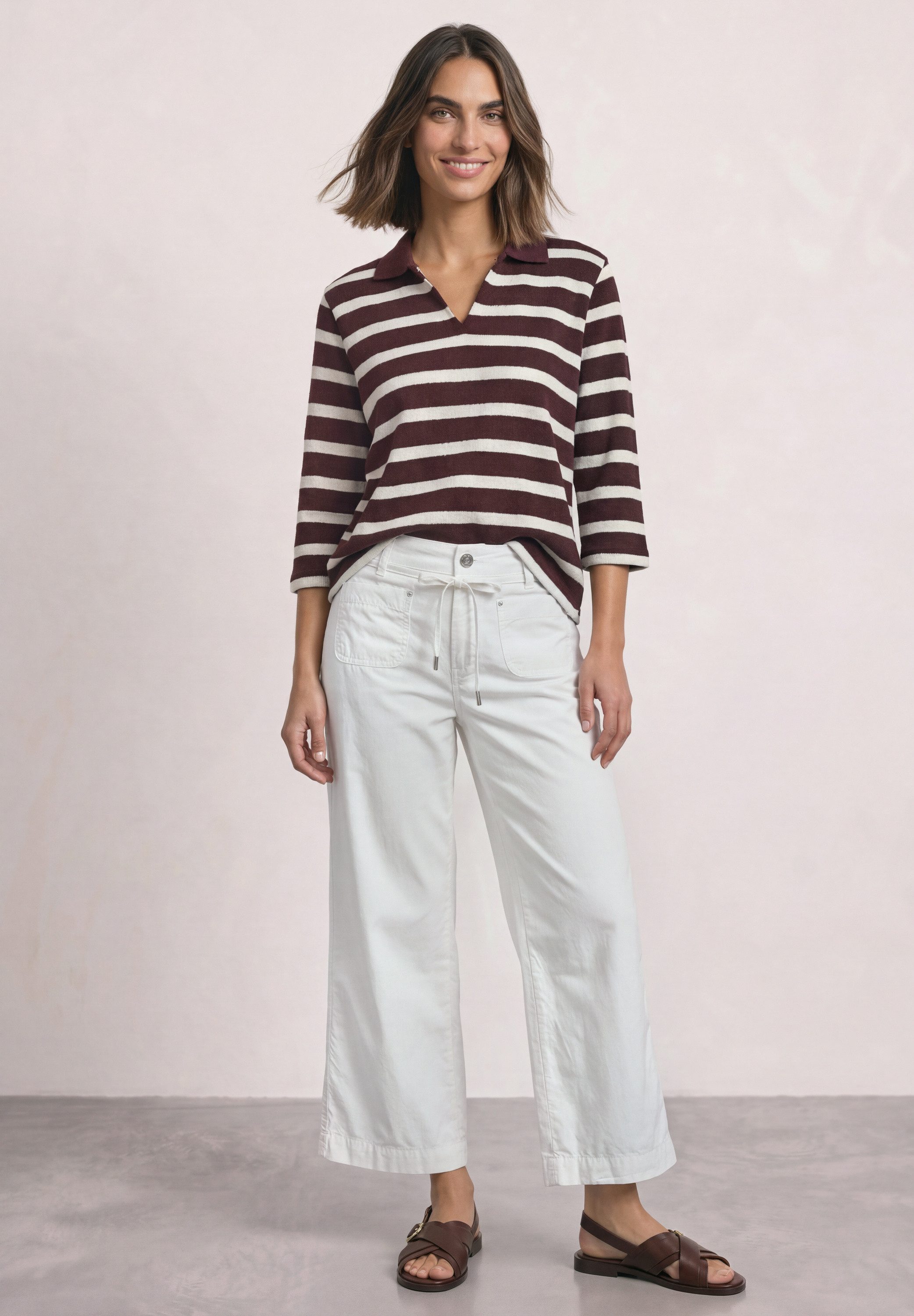 STREET ONE Poloshirt mit Streifenmuster – Bild 4 von 5