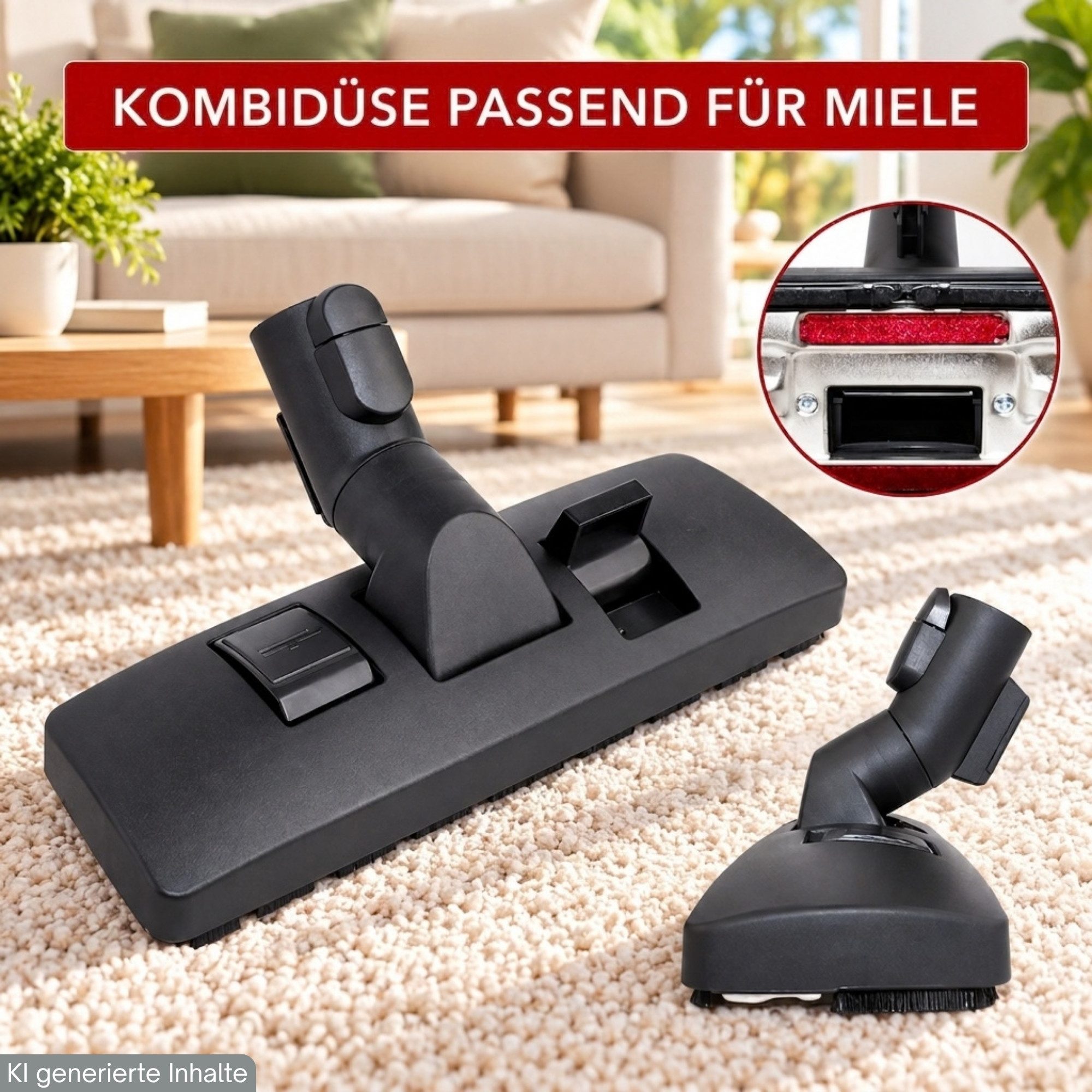 Maxorado Bodendüse Staubsauger Bodendüse für Miele Staubsaugerbürste Serie C3 C 3 C2 S7 – Bild 3 von 5