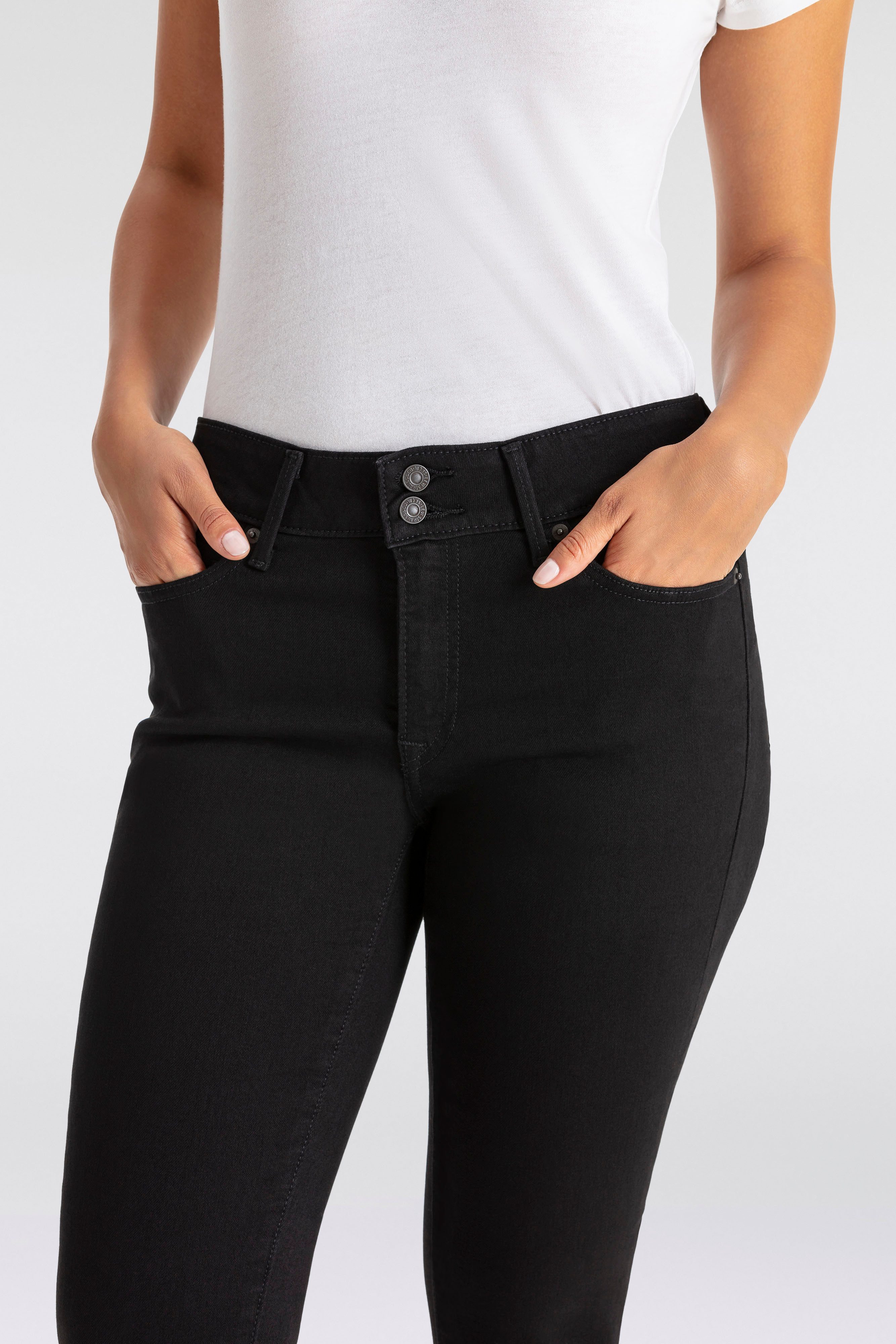 Levi's® Röhrenjeans 711 DOUBLE BUTTON