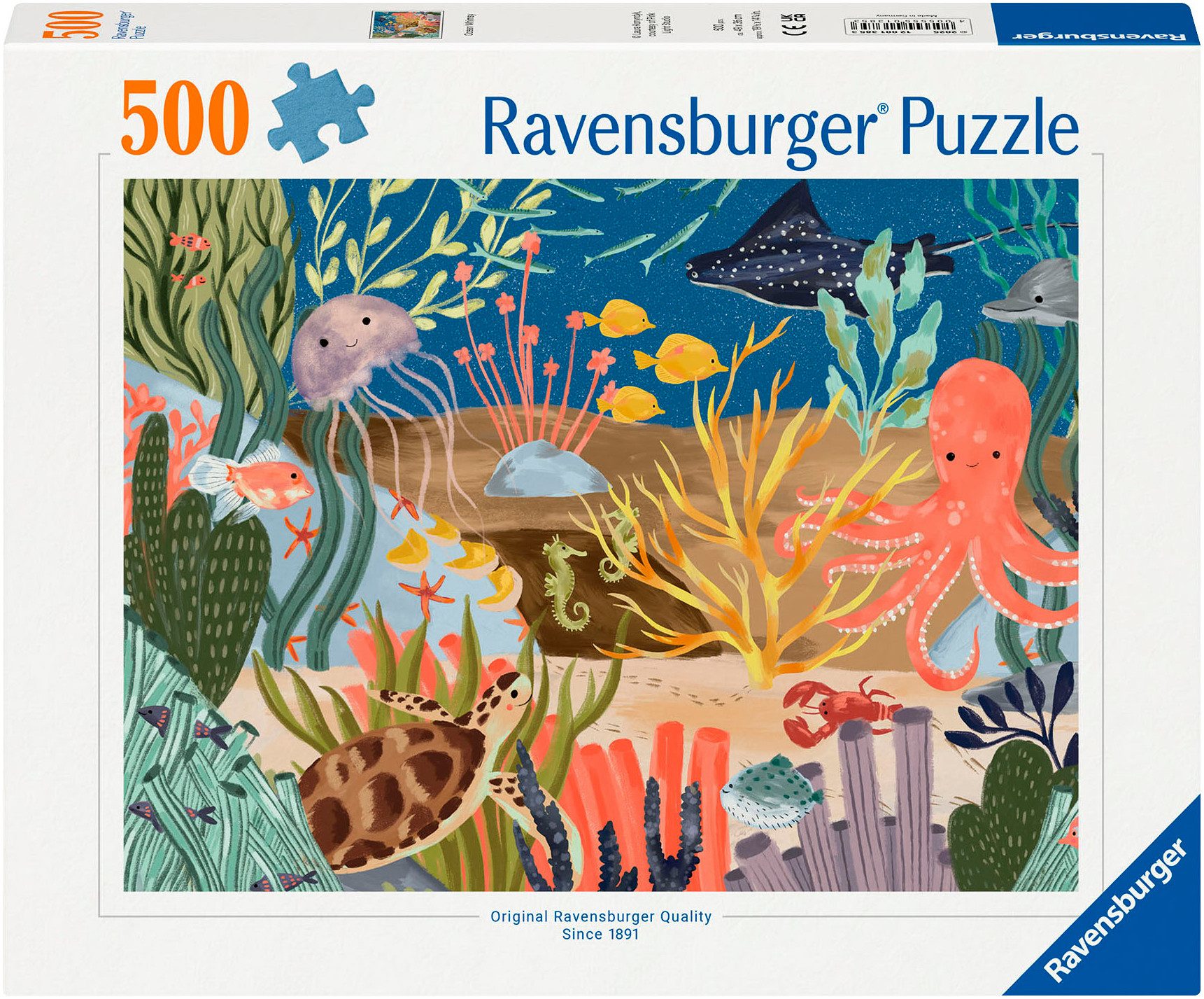Ravensburger Puzzle Ozean-Laune, 500 Puzzleteile, Made in Germany günstig online kaufen