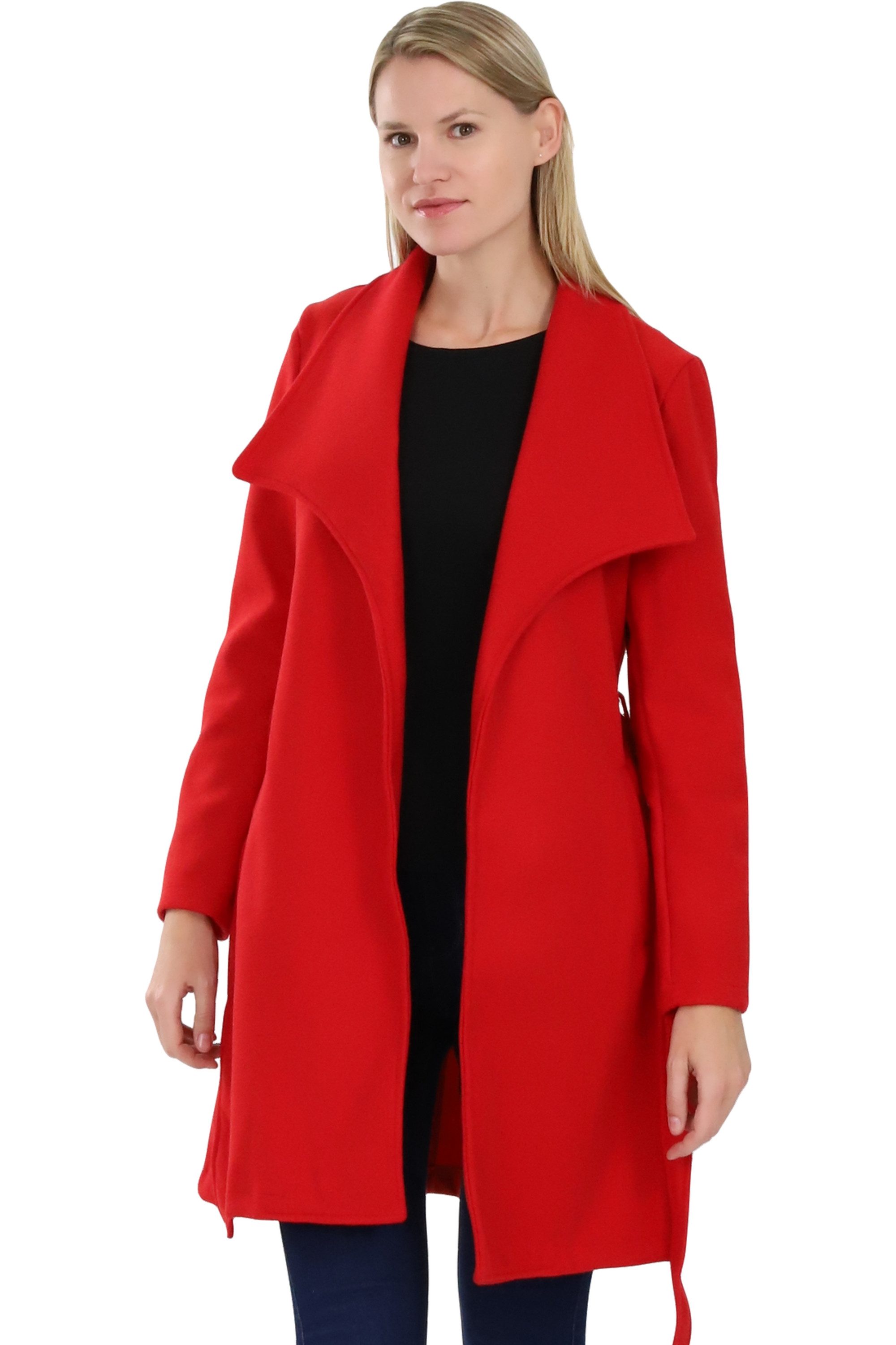malito more than fashion Langmantel 15142-O langer Trenchcoat Longjacke Übe günstig online kaufen