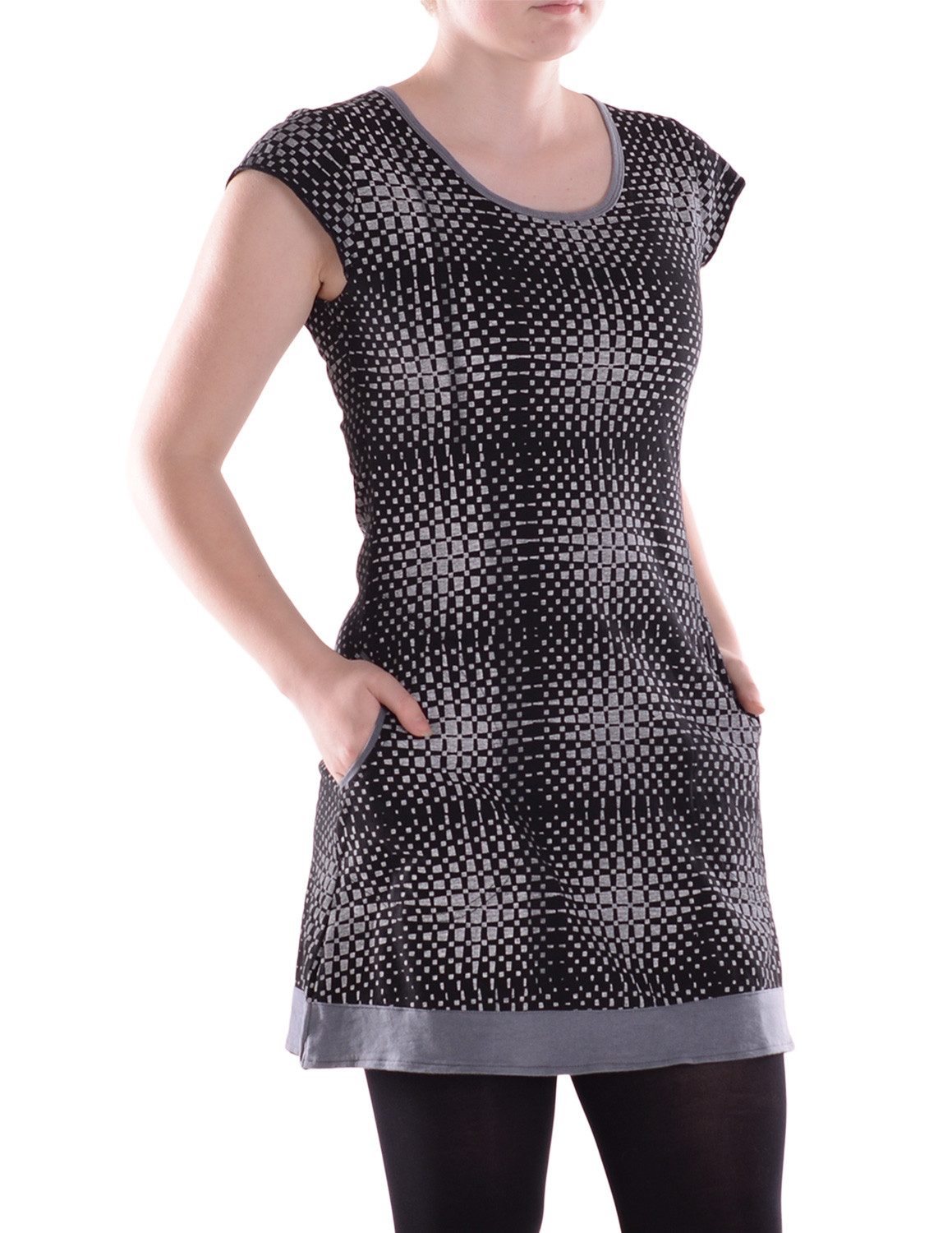 Vishes Sommerkleid Damen Mini-Kleid Baumwolle Casual günstig online kaufen