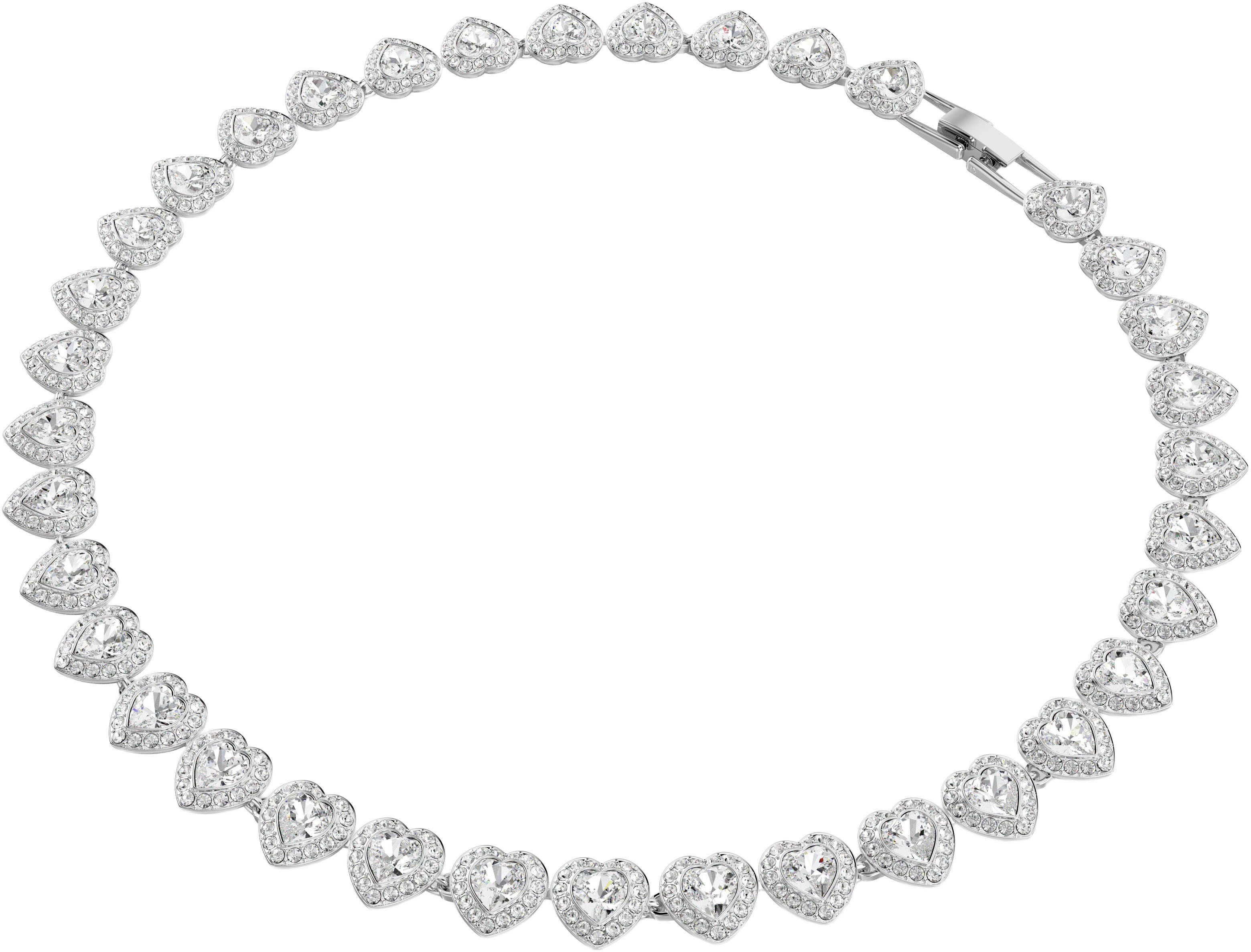 Swarovski Collier Schmuck Geschenk Ariana Grande Tennis Halskette Herz, mit günstig online kaufen