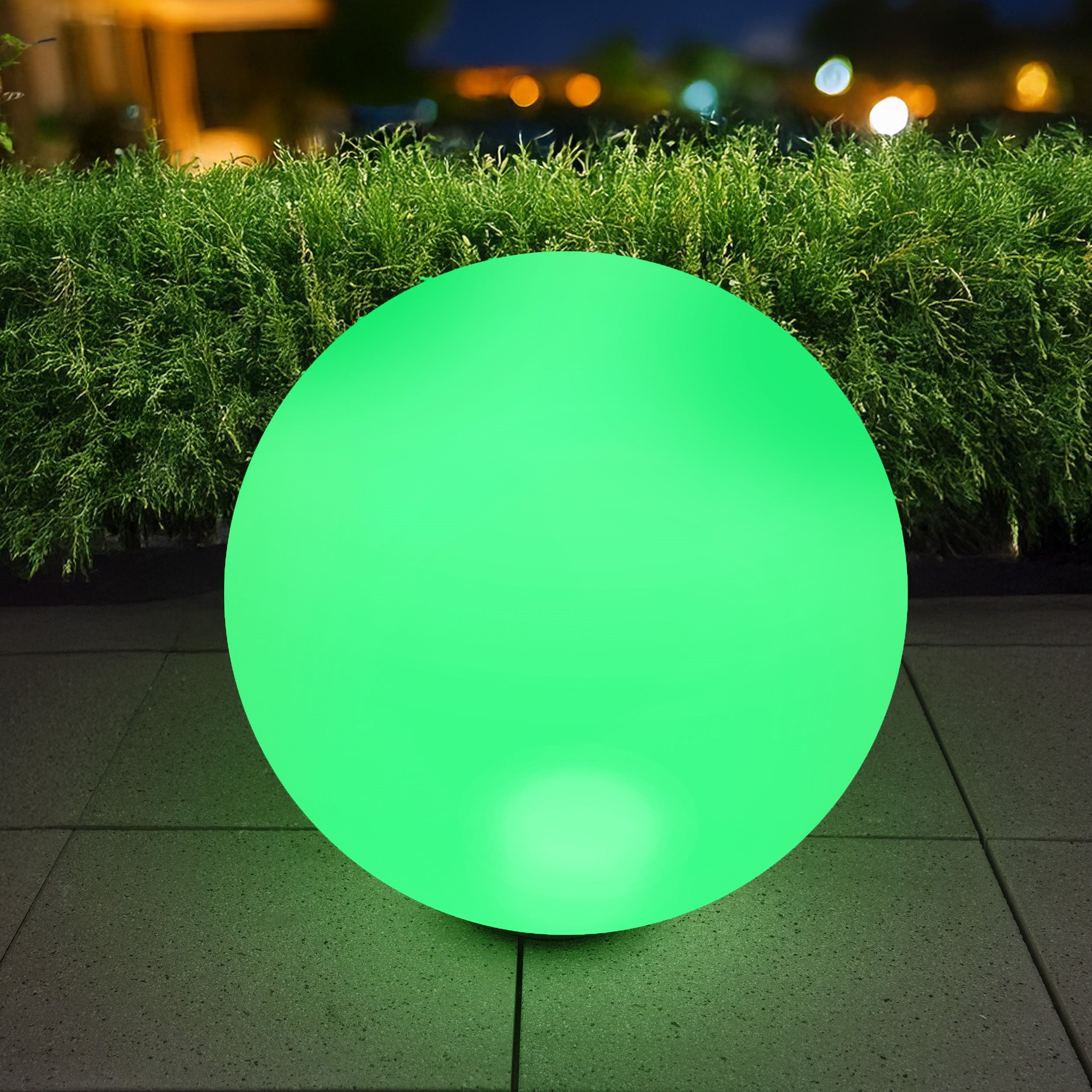 esotec LED Gartenleuchte Solar Leuchtkugel Liana D50cm multicolor, Fb, 2x Erdspieße 102642, LED fest integriert – Bild 5 von 5