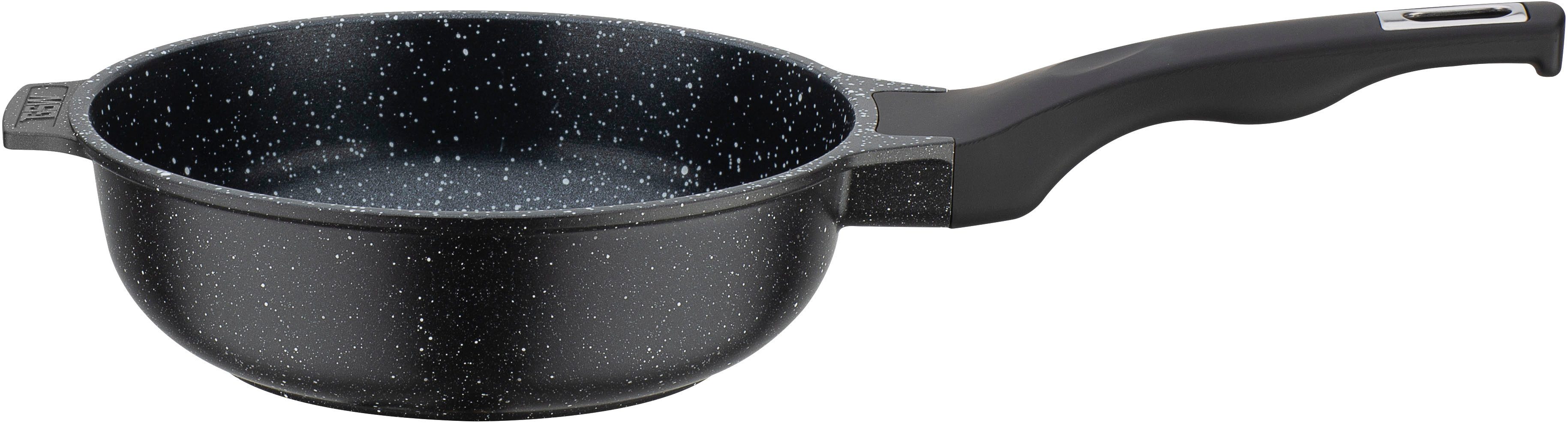 GSW Schmorpfanne Titanium Granit Advanced, Aluminiumguss (1-tlg), Schmorpfanne aus Aluminium-Guss mit Antihaft-Versiegelung