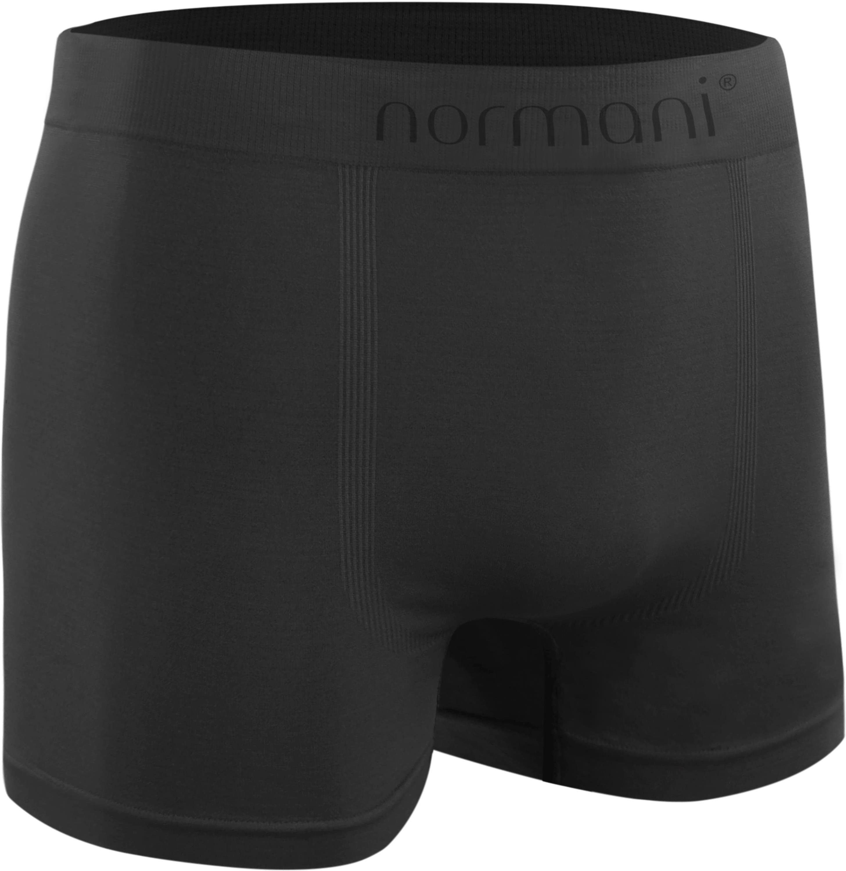 normani Retro Boxer Herren Sport Anthrazit Unterhosen aus trocknendem schnell Material