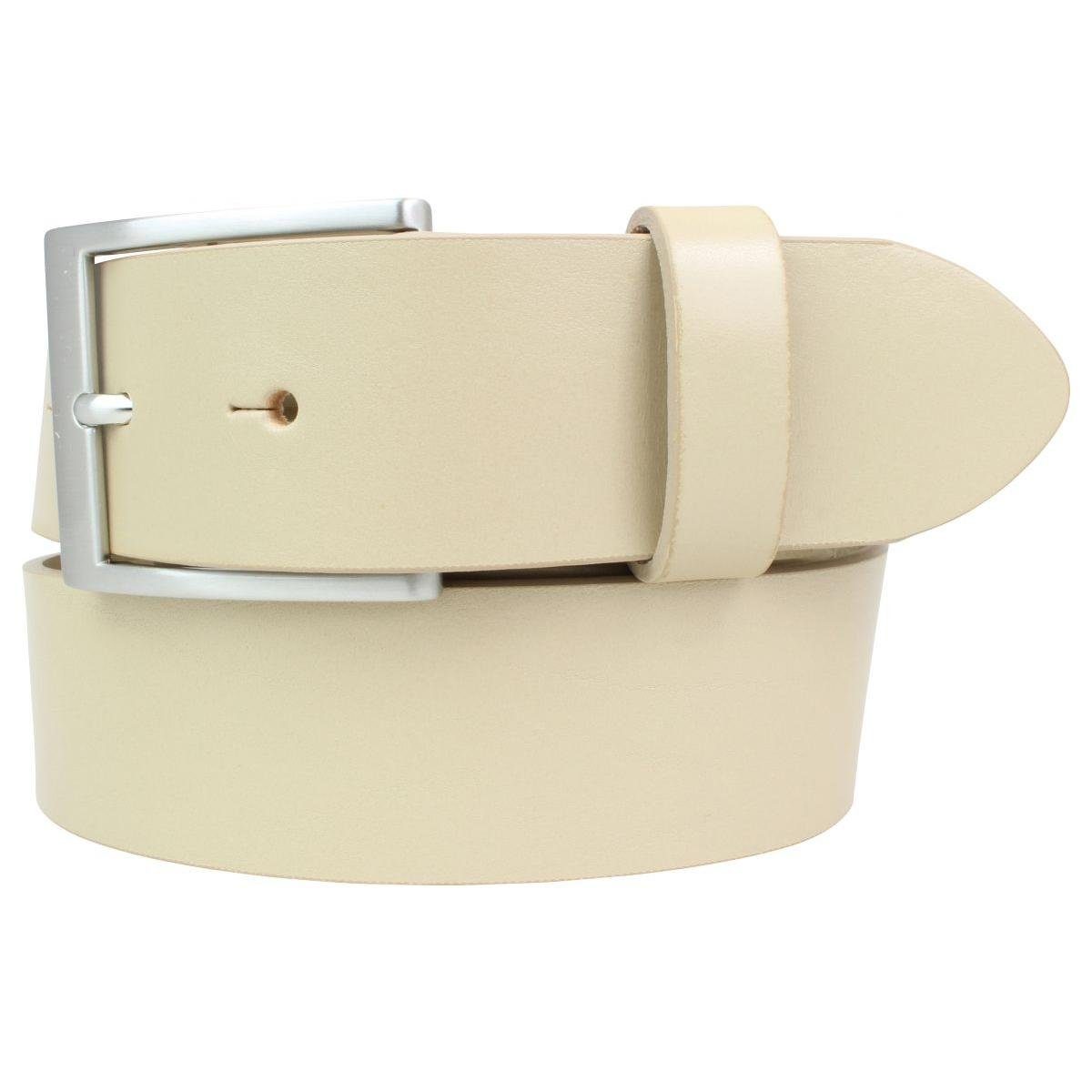 BELTINGER Ledergürtel Hochwertiger Gürtel mit Edelstahl-Gürtelschnalle aus Vollrindleder 4 c (1-St)