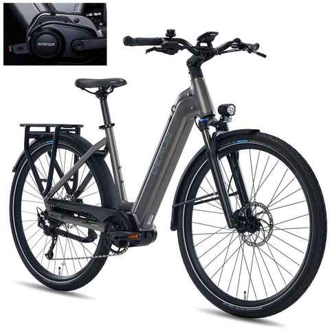 DERUIZ E-Bike MICA-G 28 Zoll E-Bike 250W 80Nm Mittelmotor, 48V / 644Wh Akku, 9 Gang SHIMANO SHIMANO ALTUS, 9-Gang Schaltwerk, Kettenschaltung, Mittelmotor, 644,00 Wh Batterie, (Set, mit Akku-Ladegerät, mit Werkzeug), 644Wh Batterien mit großer Kapazität, 250W 80Nm Mittelmotor