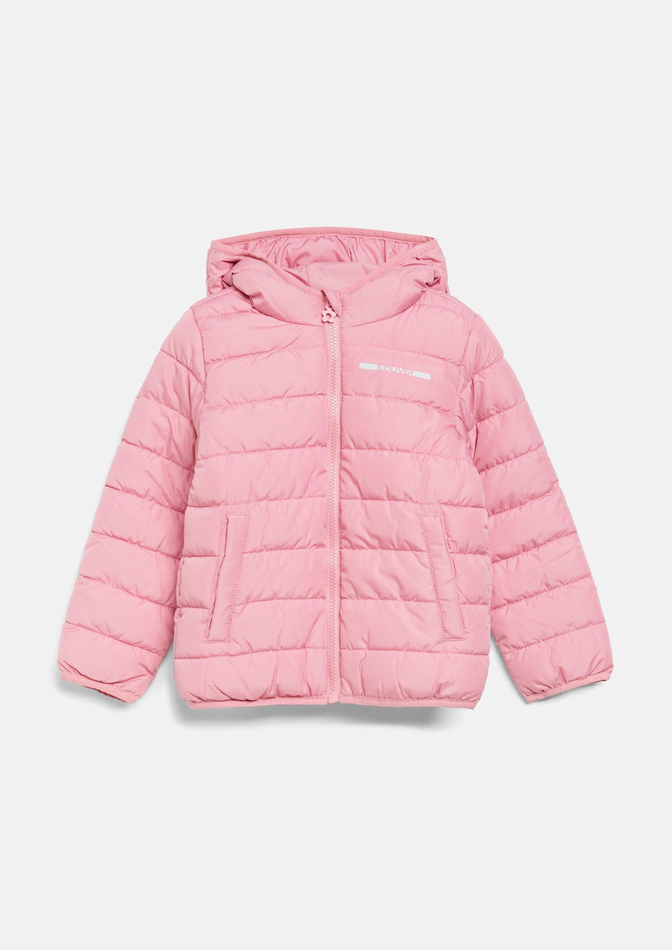 s.Oliver Funktionsjacke Outdoor-Jacke Leicht wattierte Unisex-Jacke mit Kapuze