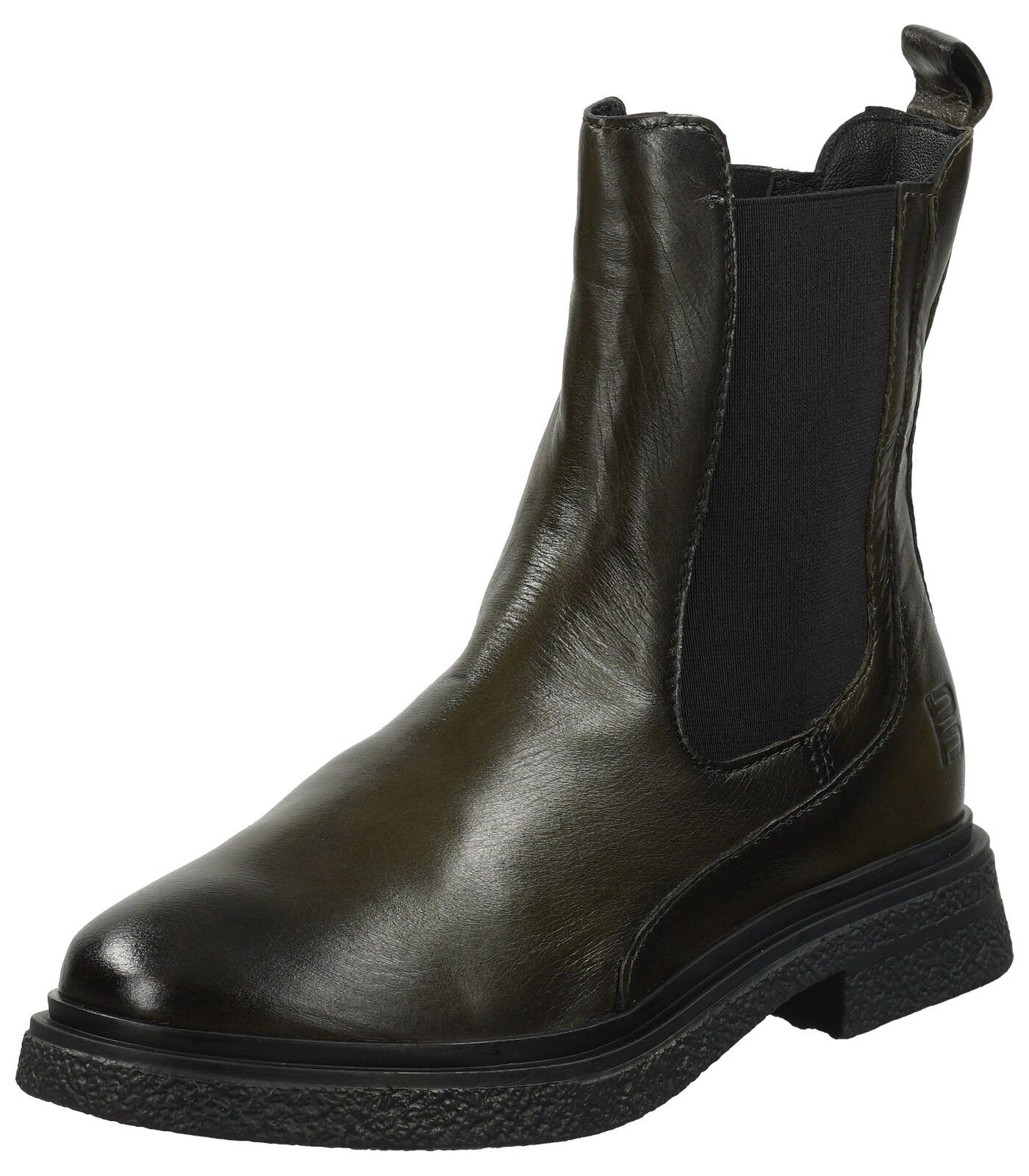 Dunkelgrün Leder/Textil Stiefelette BAGATT Stiefelette