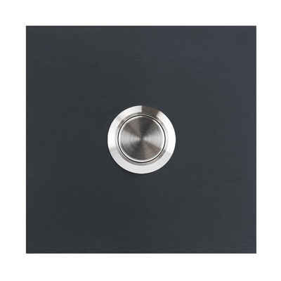 Türklingel MOCAVI Ring 110 Design-Klingel anthrazit-grau (RAL 7016) quadratisch matt