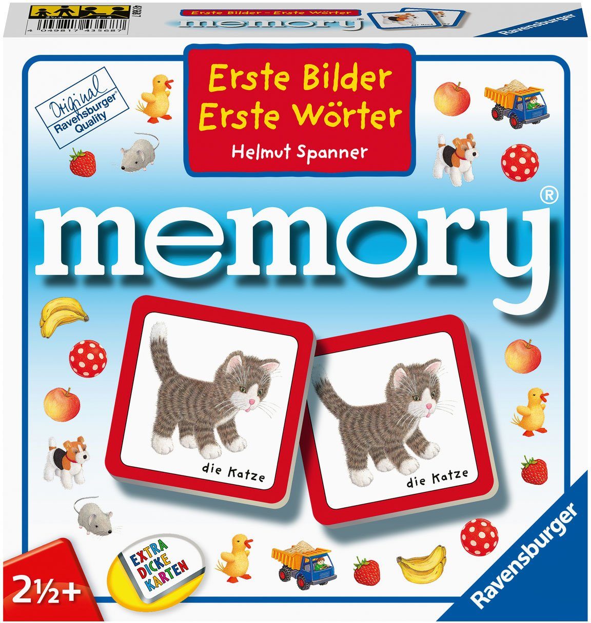 Ravensburger Spiel Erste Bilder Erste Wörter memory®, Kinderspiel, Made in Europe