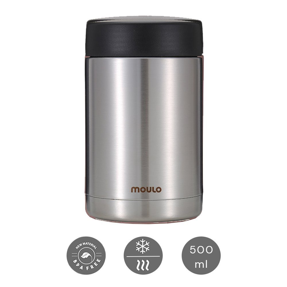 moulo frei Isoliergefäß, Explorer BPA 0,5L Edelstahl, Edelstahl, Thermobehälter