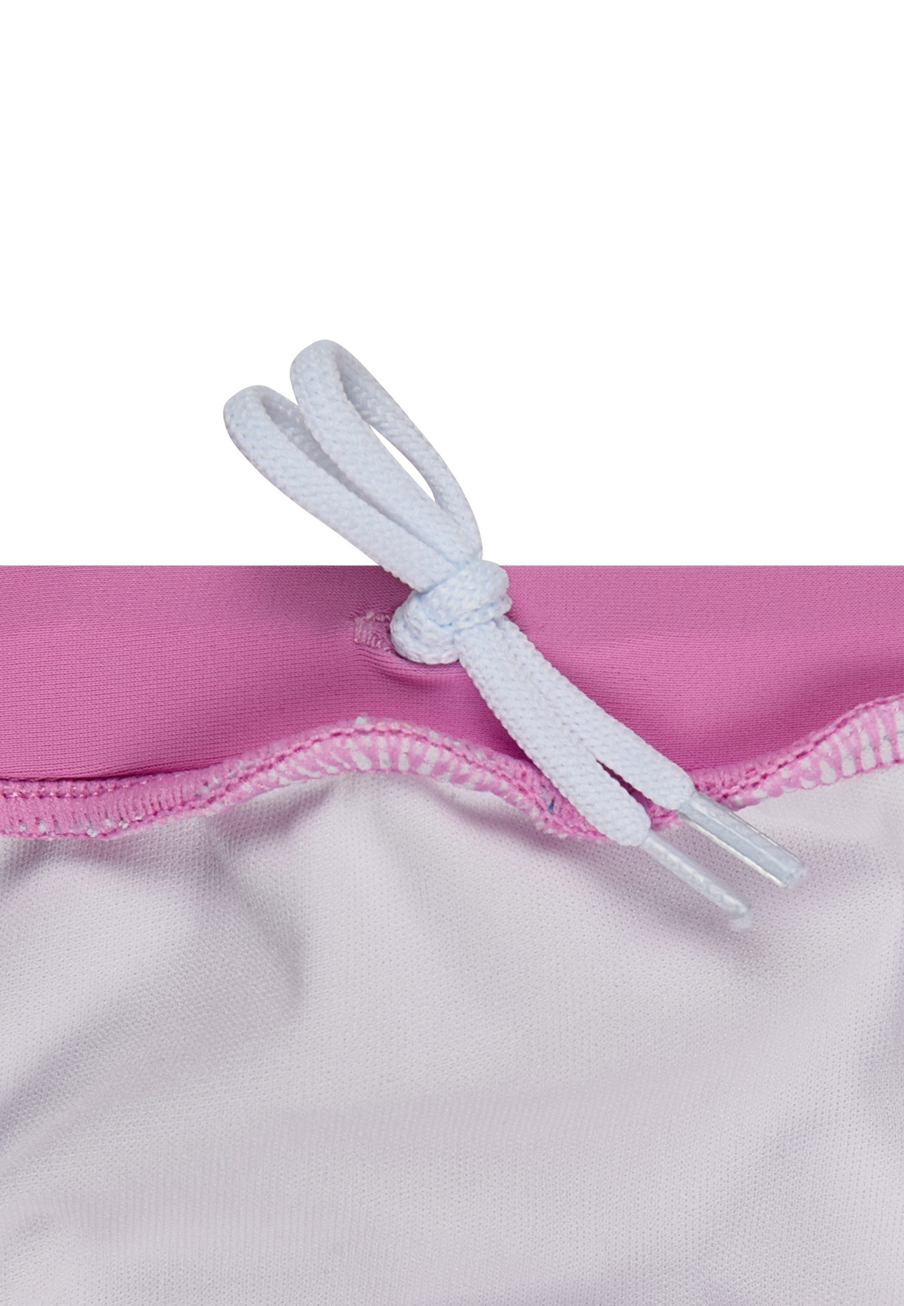 Sterntaler® Badehose UV-Schutz 50+ Badehose Muschel (1-St) Badehose m. Muschel-Volant, Schleife & Kordel, Windeleinsatz bis 86/92