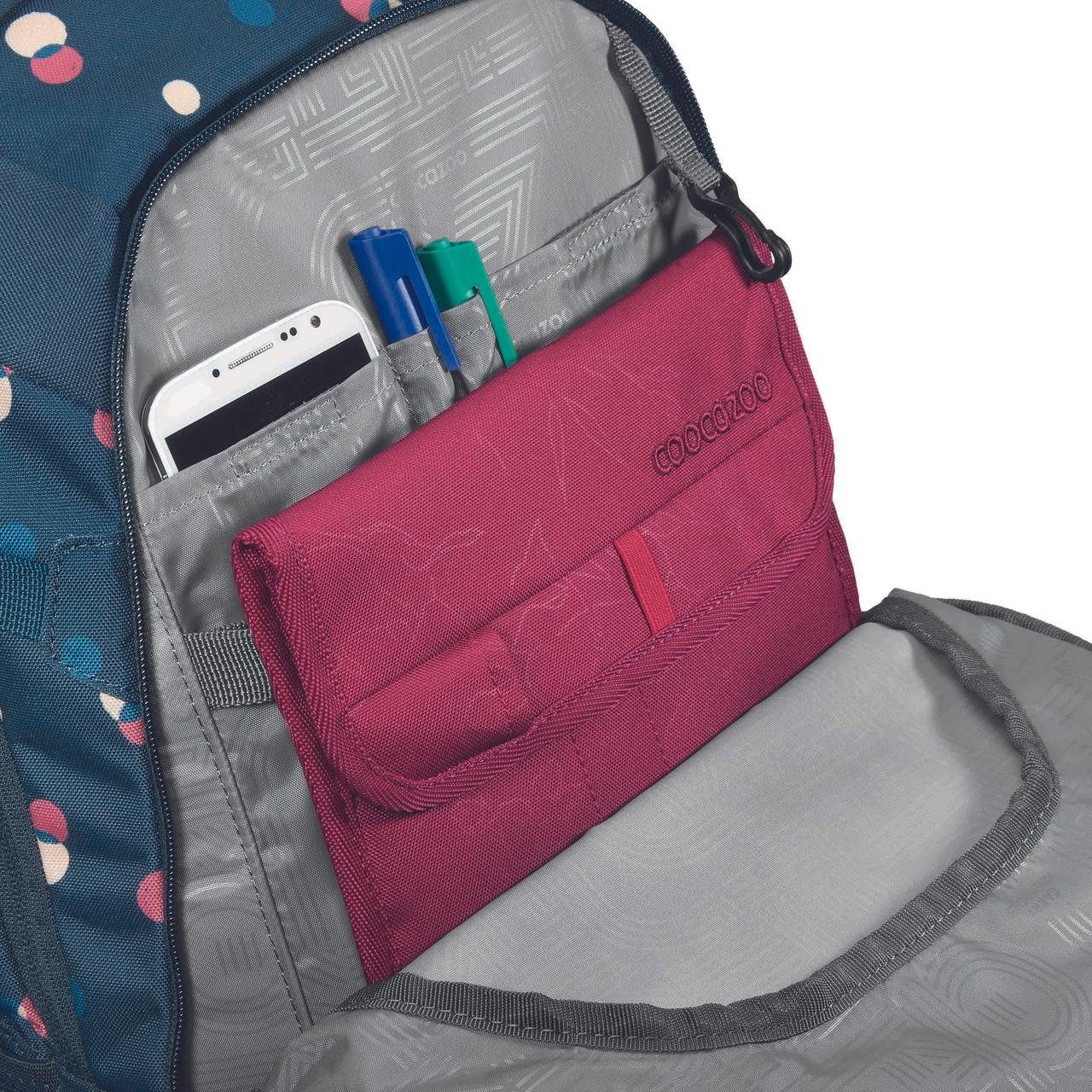 coocazoo Schulranzen Schulrucksack MATE Bubble Dreams (1 Stück), ergonomisch, Körpergröße: 135 - 180 cm, Easy-Grow-System – Bild 2 von 5