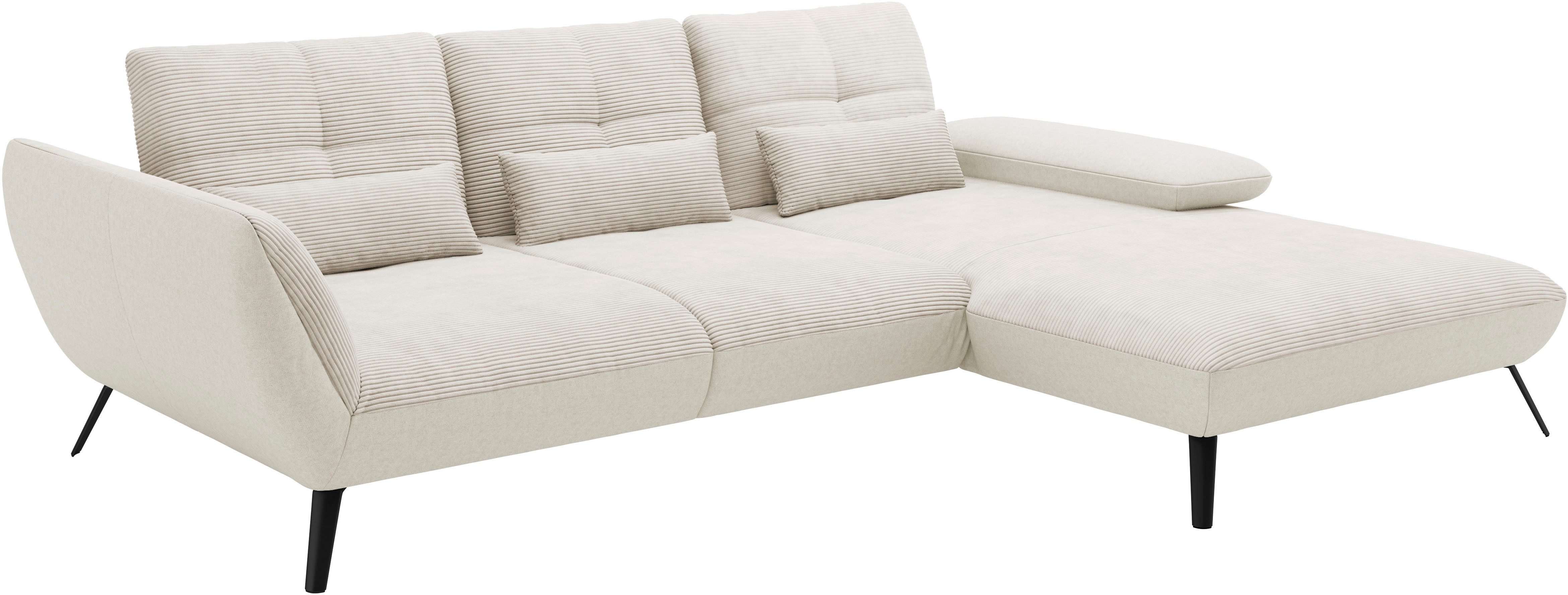 OTTO home Ecksofa Mikado L-Form, inkl. Sitztiefenverstellung und Armteilverstellung