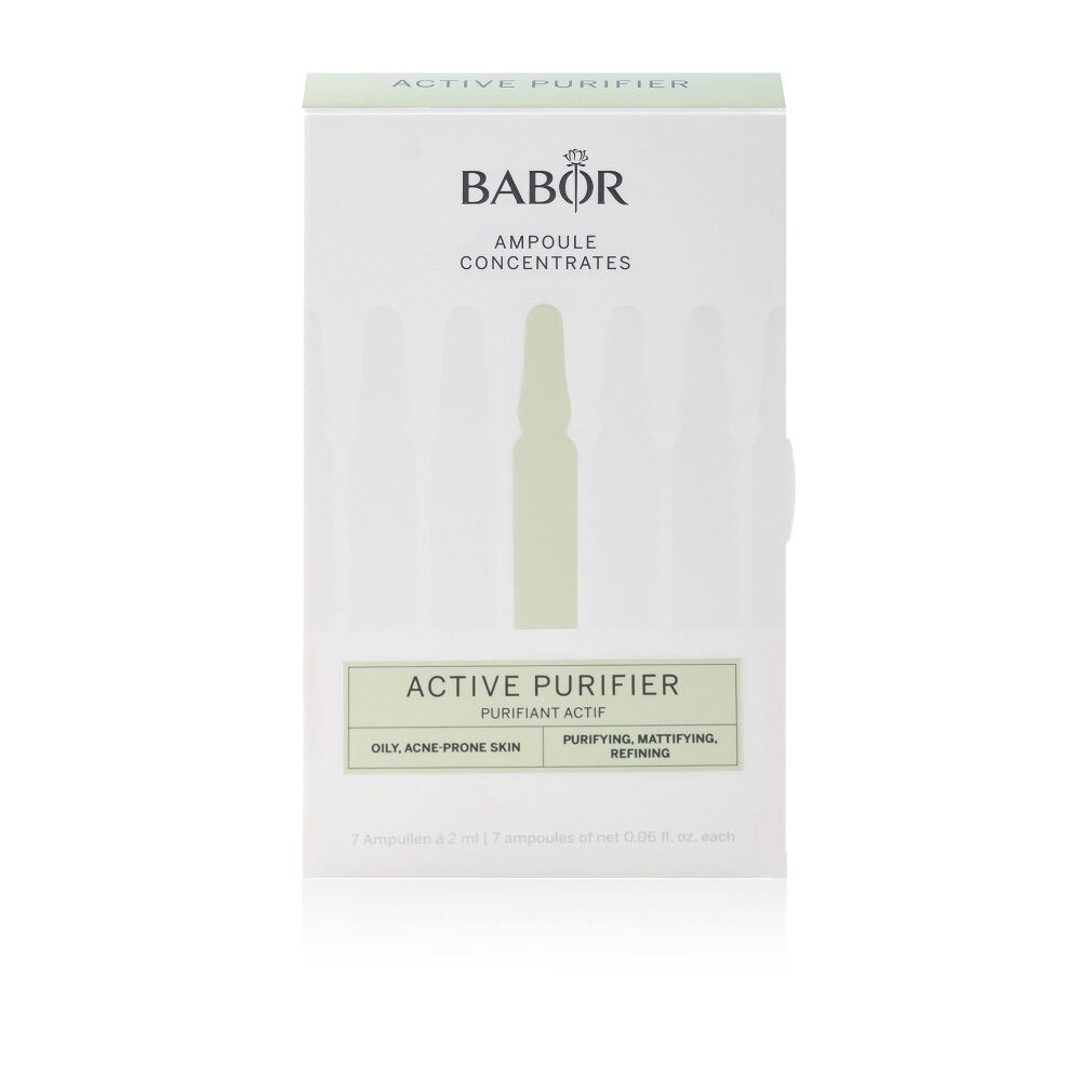 Babor Gesichtspflege Ampullen für Akne Haut Active Purifier (Ampullen Konzentrat s) 7 x