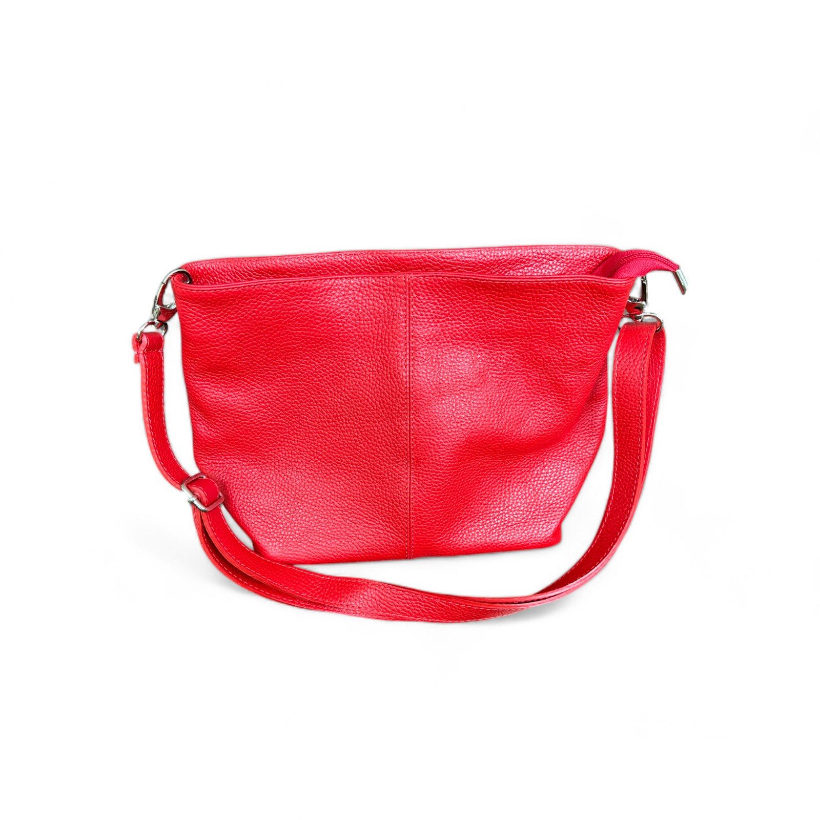 Cocopop Studio Handtasche Echt Leder Handtasche mit mehreren Innenfächer aus Italien