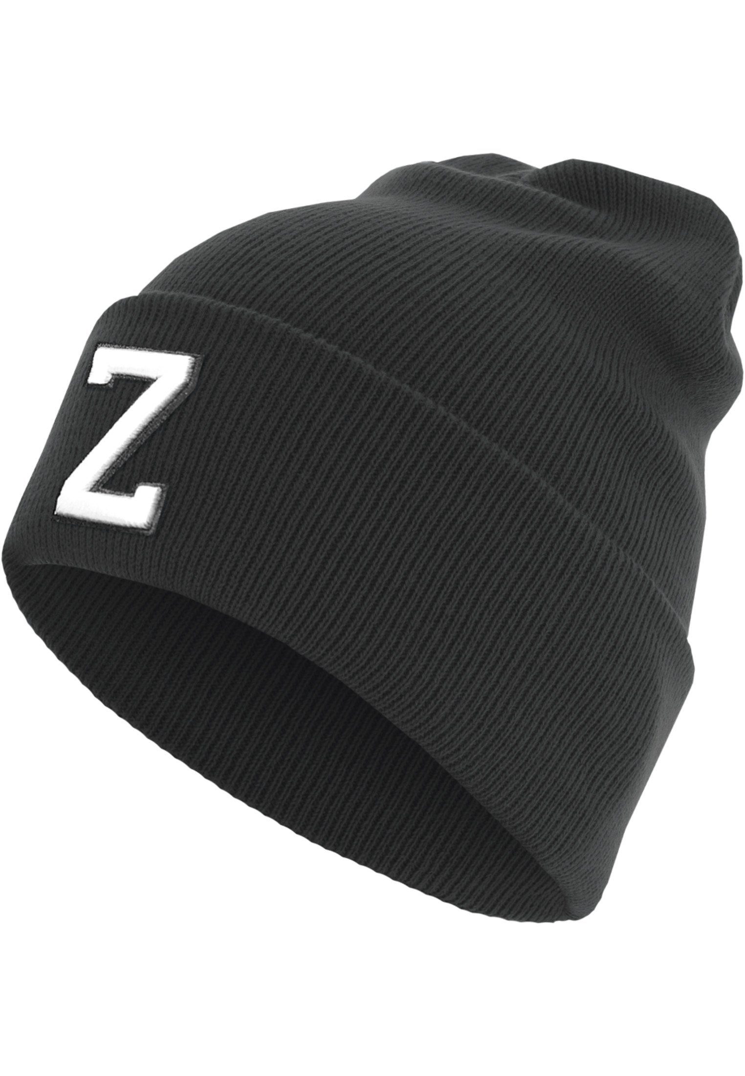 MSTRDS Beanie Accessoires Letter Cuff Knit Beanie (1-St) Z