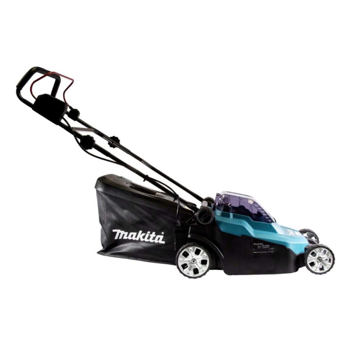 Makita Akkurasenmäher DLM 382 CM2 Akku Rasenmäher 36 V (2x 18 V) 38 cm 40 l + 2x Akku 4,0