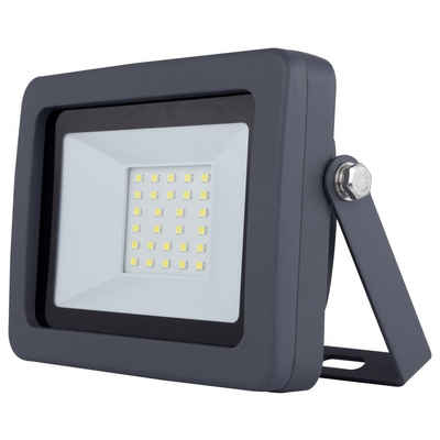 REV LED Flutlichtstrahler FLARE, LED, Tageslichtweiß, 20 Watt, IP65, anthrazit