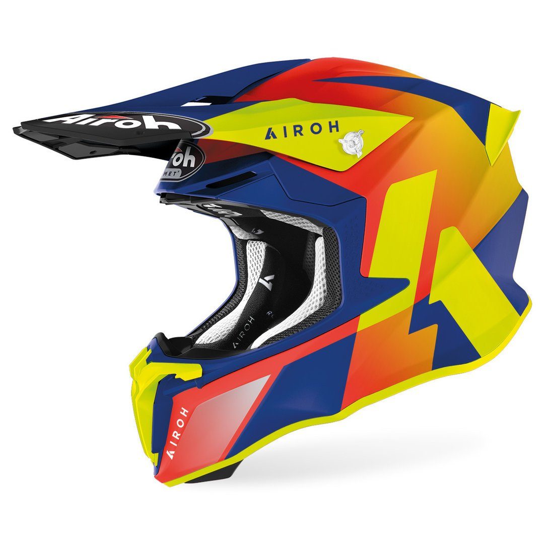 Airoh Motocrosshelm Twist 2.0 Lift Motocross-Helm, Waschbar