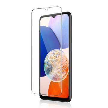 CLM-Tech 2x Schutzfolie für Samsung Galaxy A15 5G Panzerfolie kristallklar für Samsung Galaxy A15 5G, Displayschutzglas, Galaxy A15 5G Panzerglas Folie - Anti-Fingerabdruck und kratzfest -, 2 Stück, Unterstützt Fingerabdruck-ID, Kristallklar