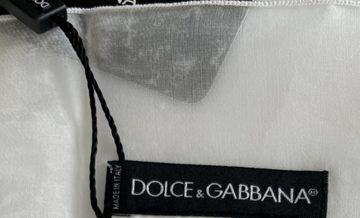 DOLCE & GABBANA Strickschal DOLCE & GABBANA Tuch Seiden Tuch Scarf Silk Scarve Seidenschal Foulard