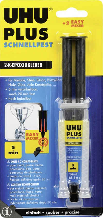UHU Montagekleber UHU plus schnellfest Doppelkammerspritze inkl.