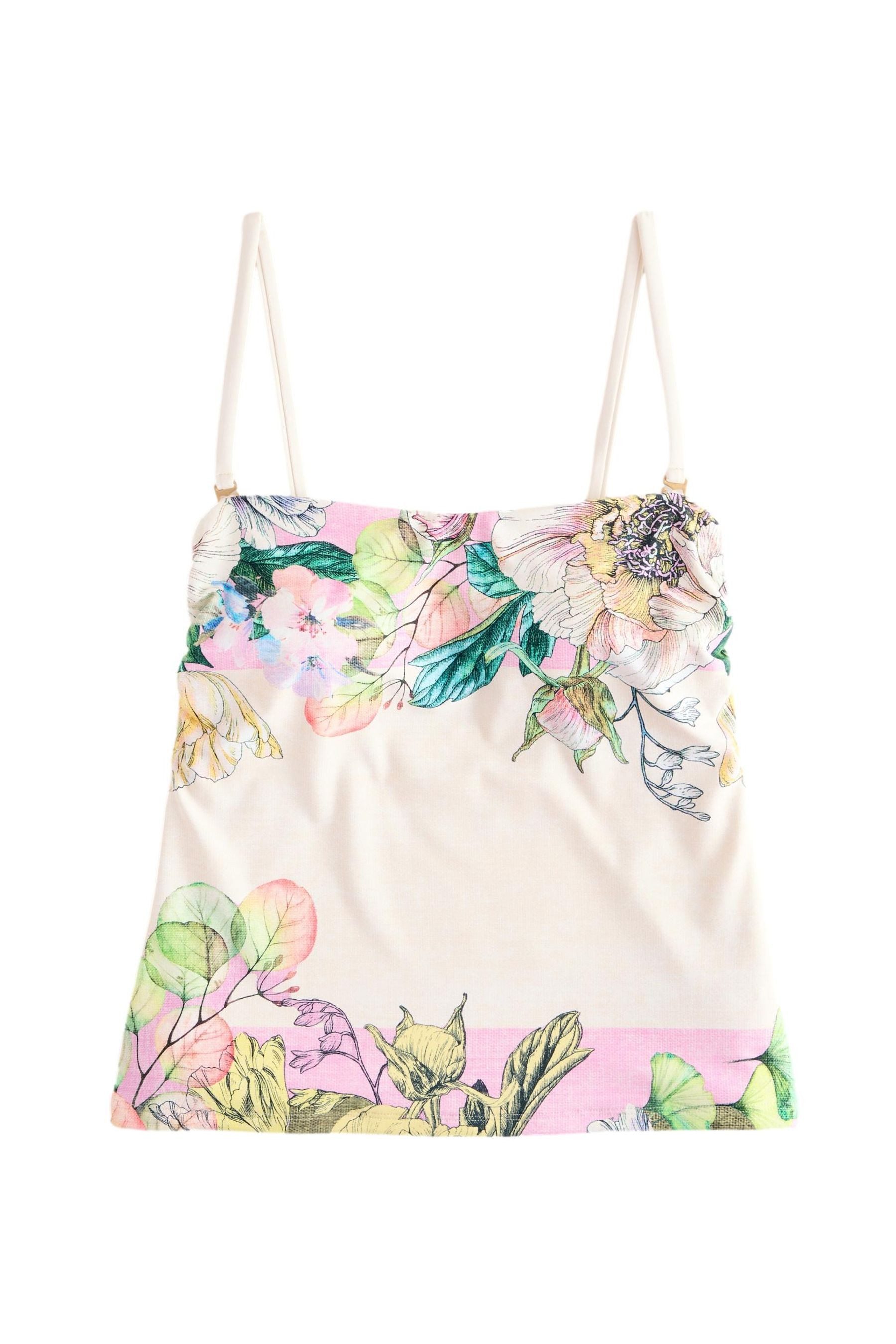 Next Tankini-Top Bauchformendes Bandeau-Tankinitop mit Print günstig online kaufen